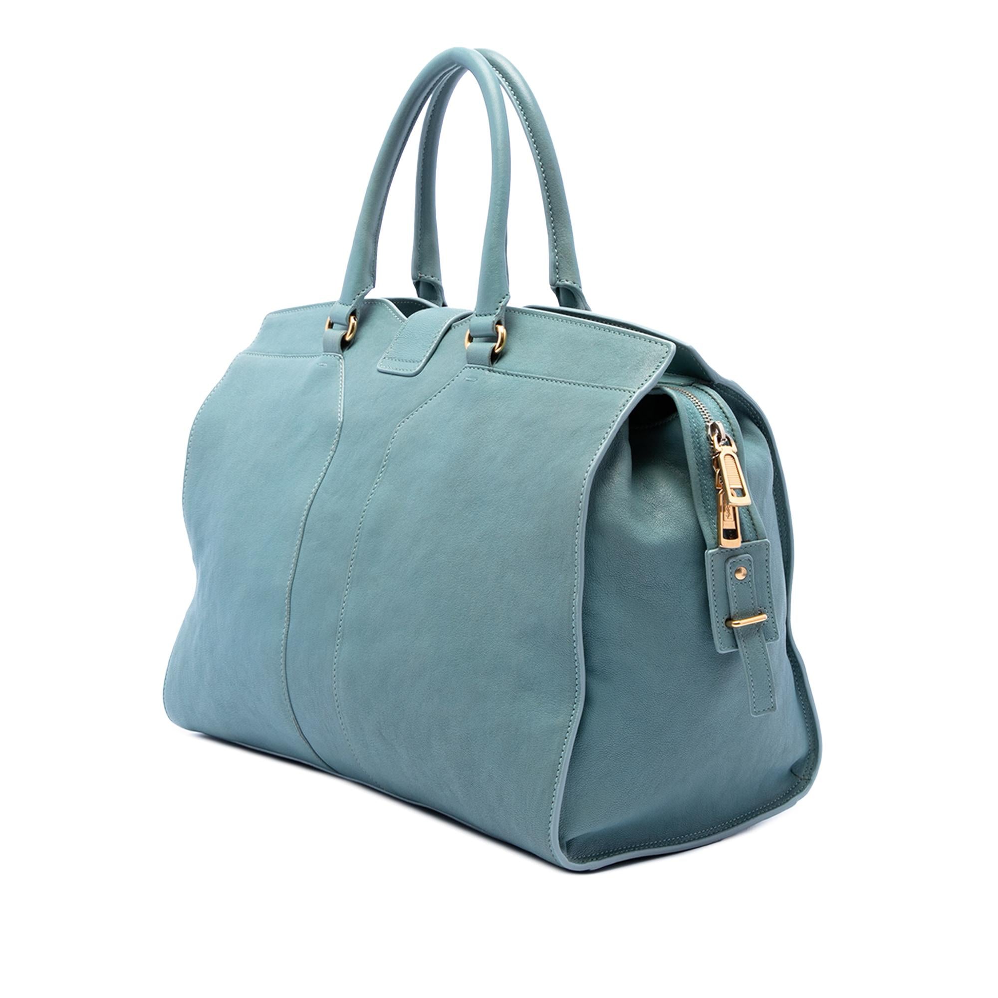 Saint Laurent Large Leather Cabas Chyc Satchel