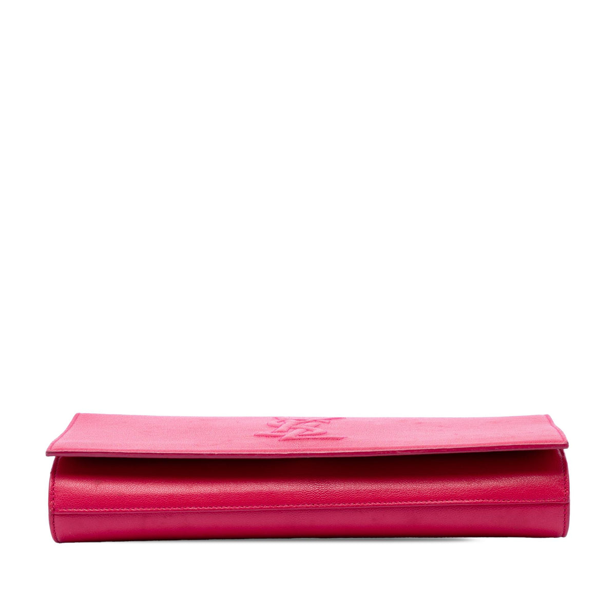 Saint Laurent Large Leather Monogram Belle De Jour Clutch