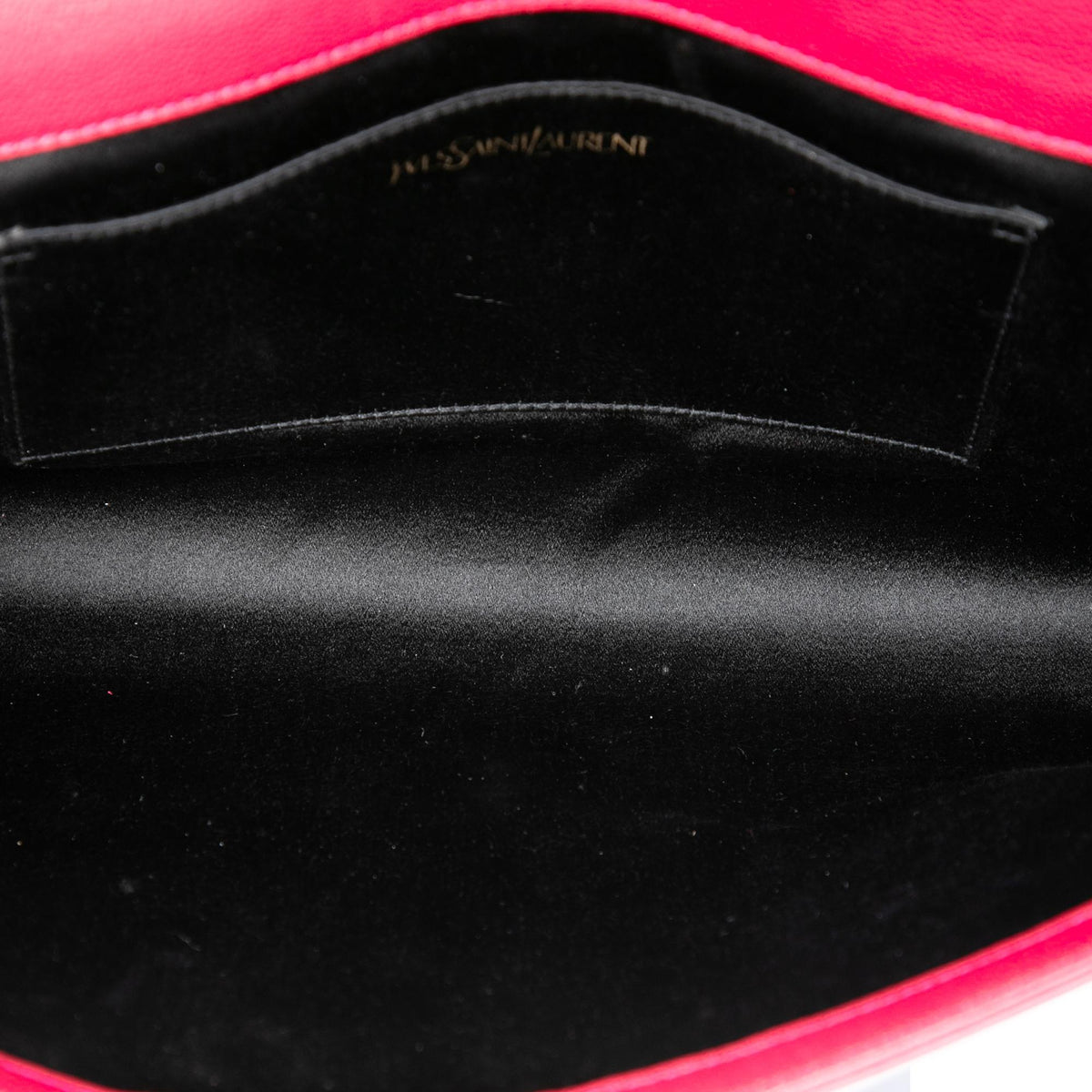 Saint Laurent Large Leather Monogram Belle De Jour Clutch
