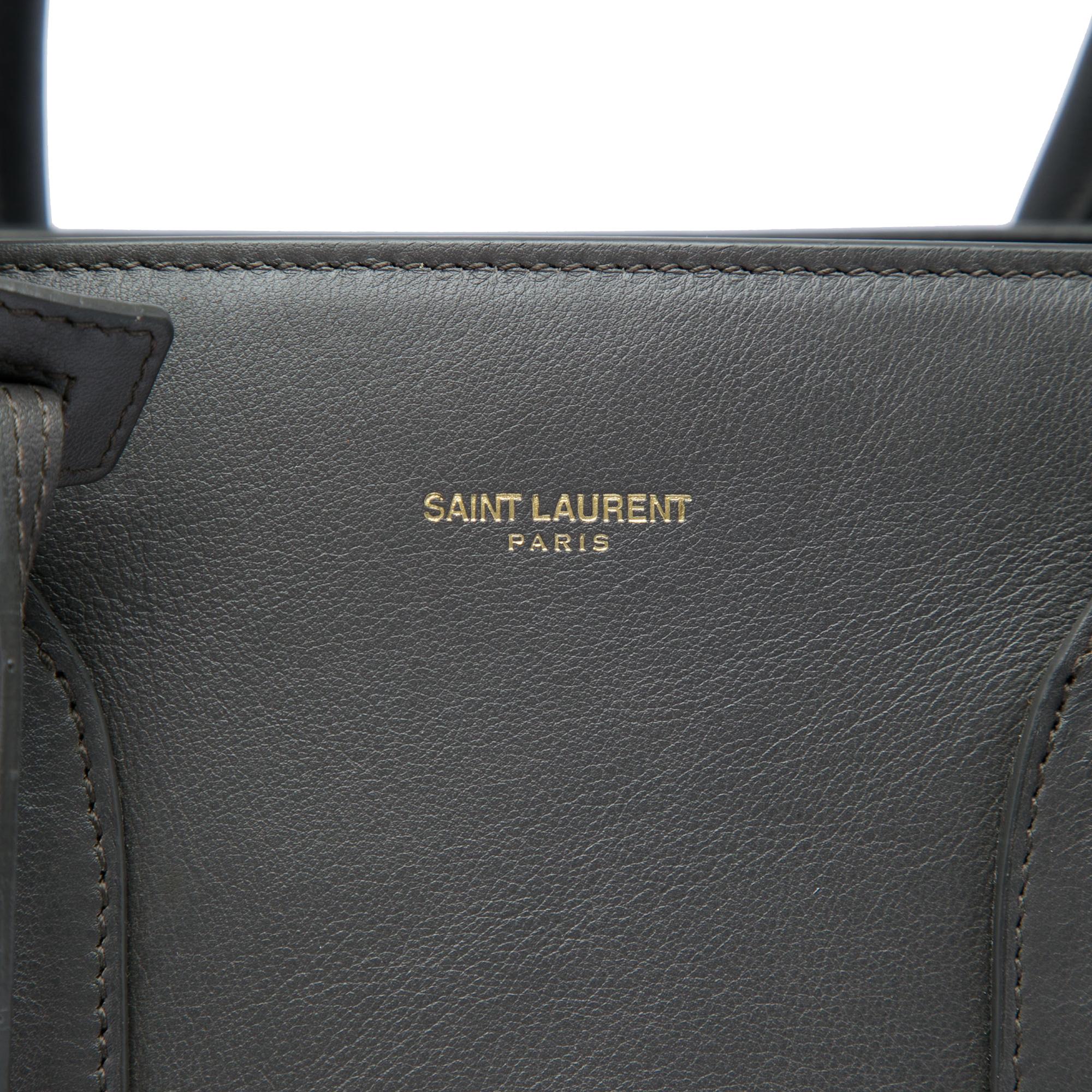 Saint Laurent Large Smooth Calfskin Sac De Jour Tote