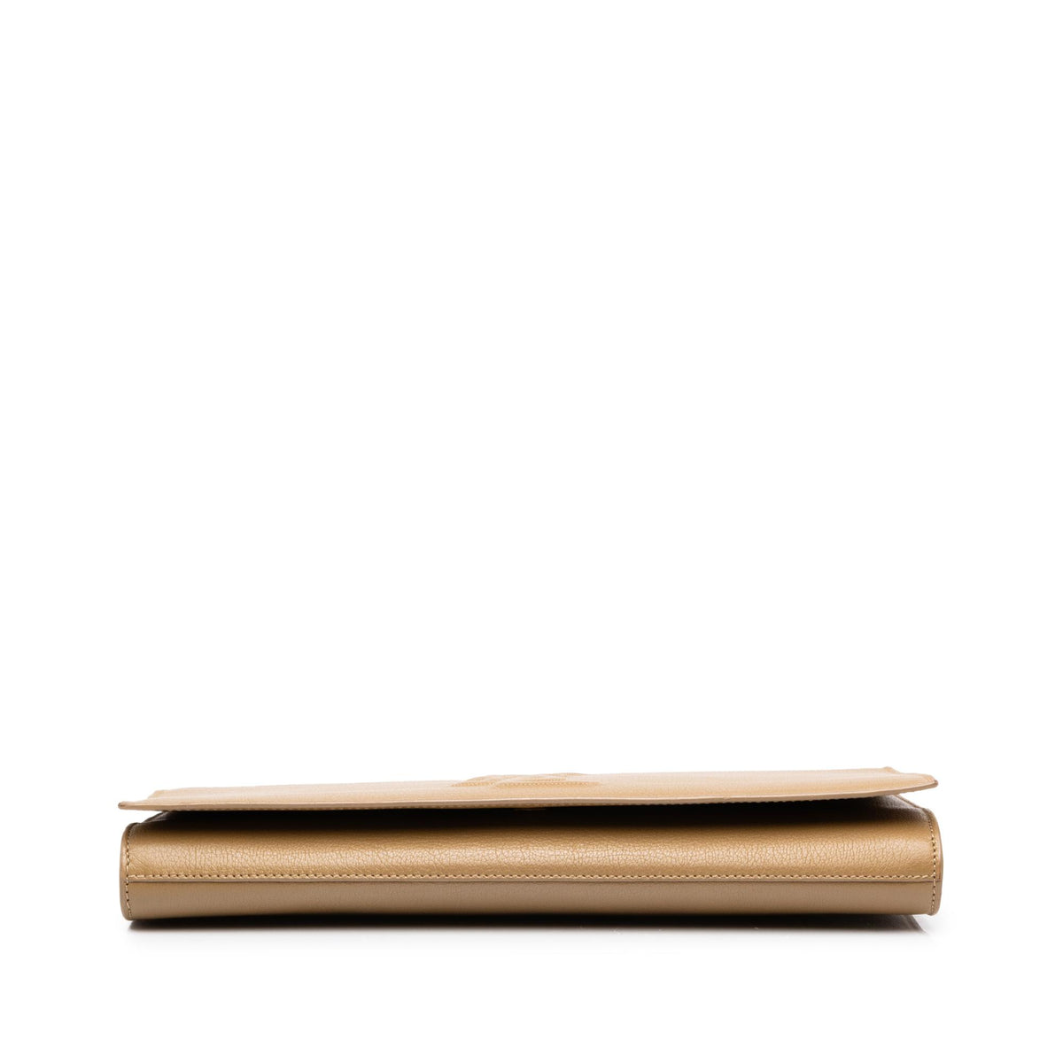 Saint Laurent Large Textured Calfskin Belle de Jour Clutch