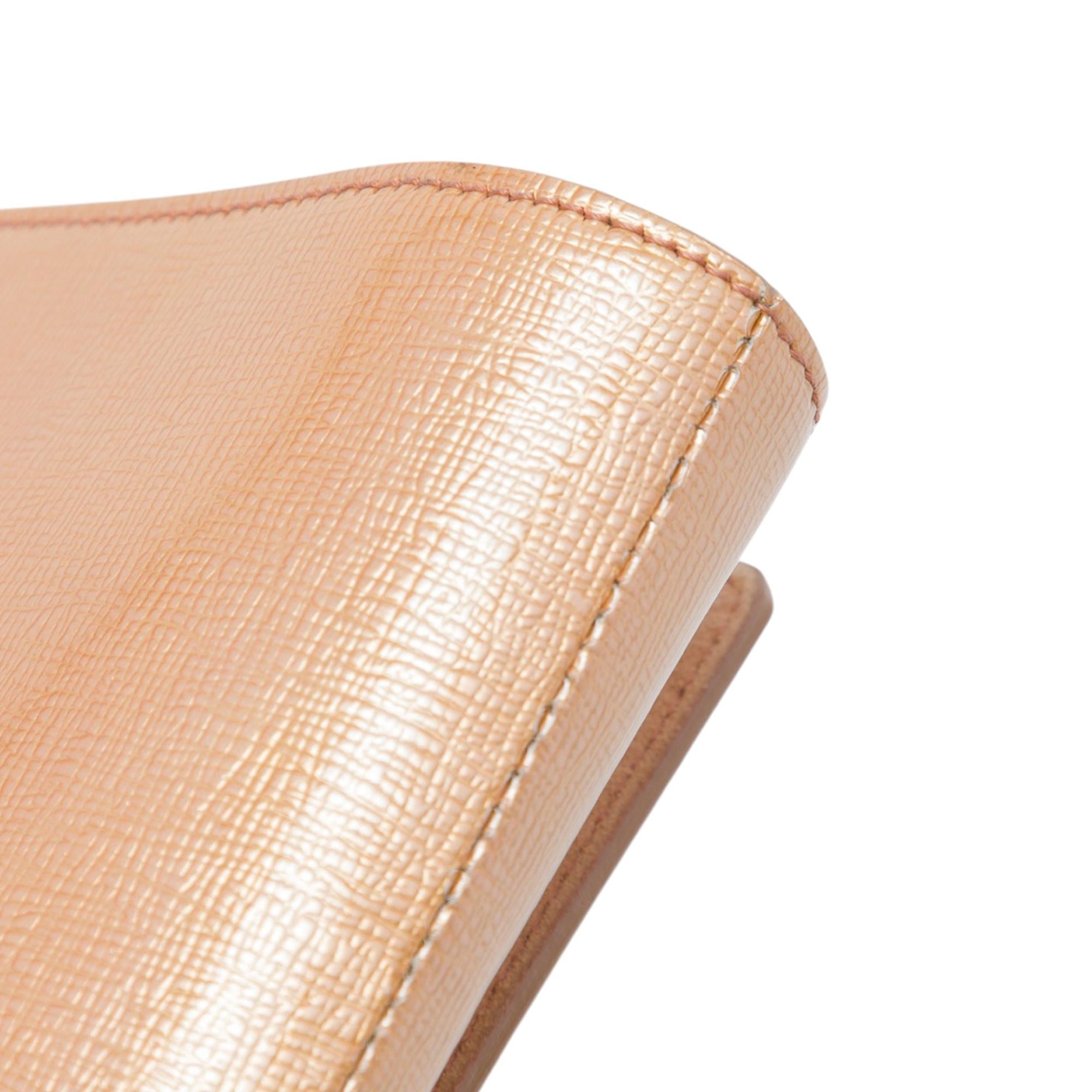 Saint Laurent Large Textured Patent Monogram Belle De Jour Clutch