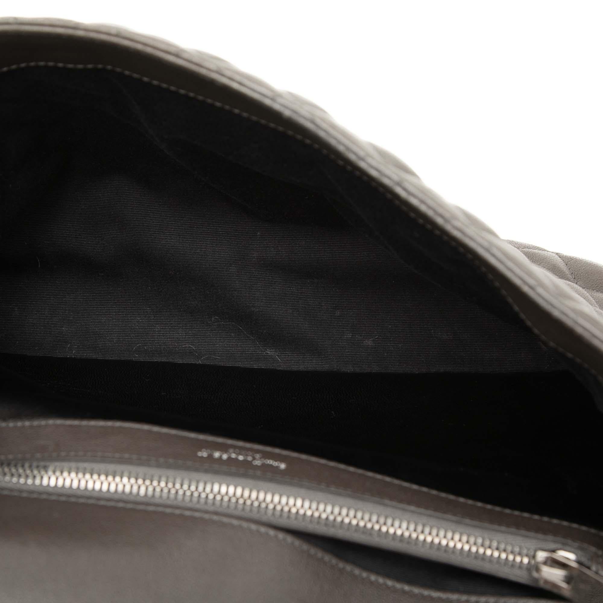 Saint Laurent Large Triquilt Sheepskin Monogram College Bag