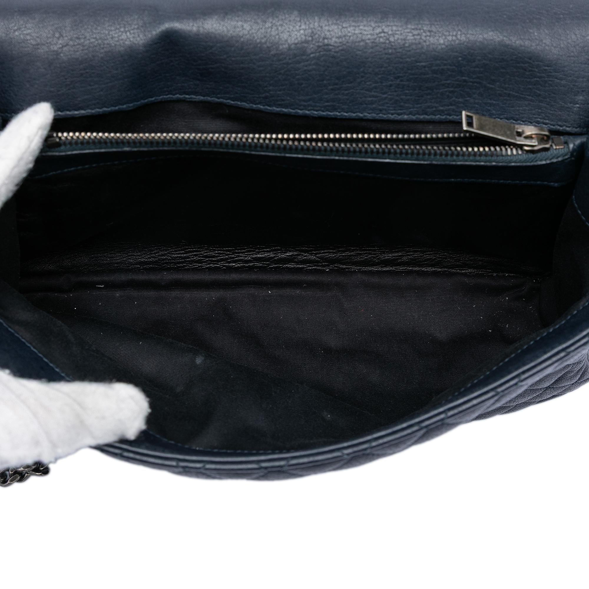 Saint Laurent Large Triquilt Sheepskin Monogram College Bag