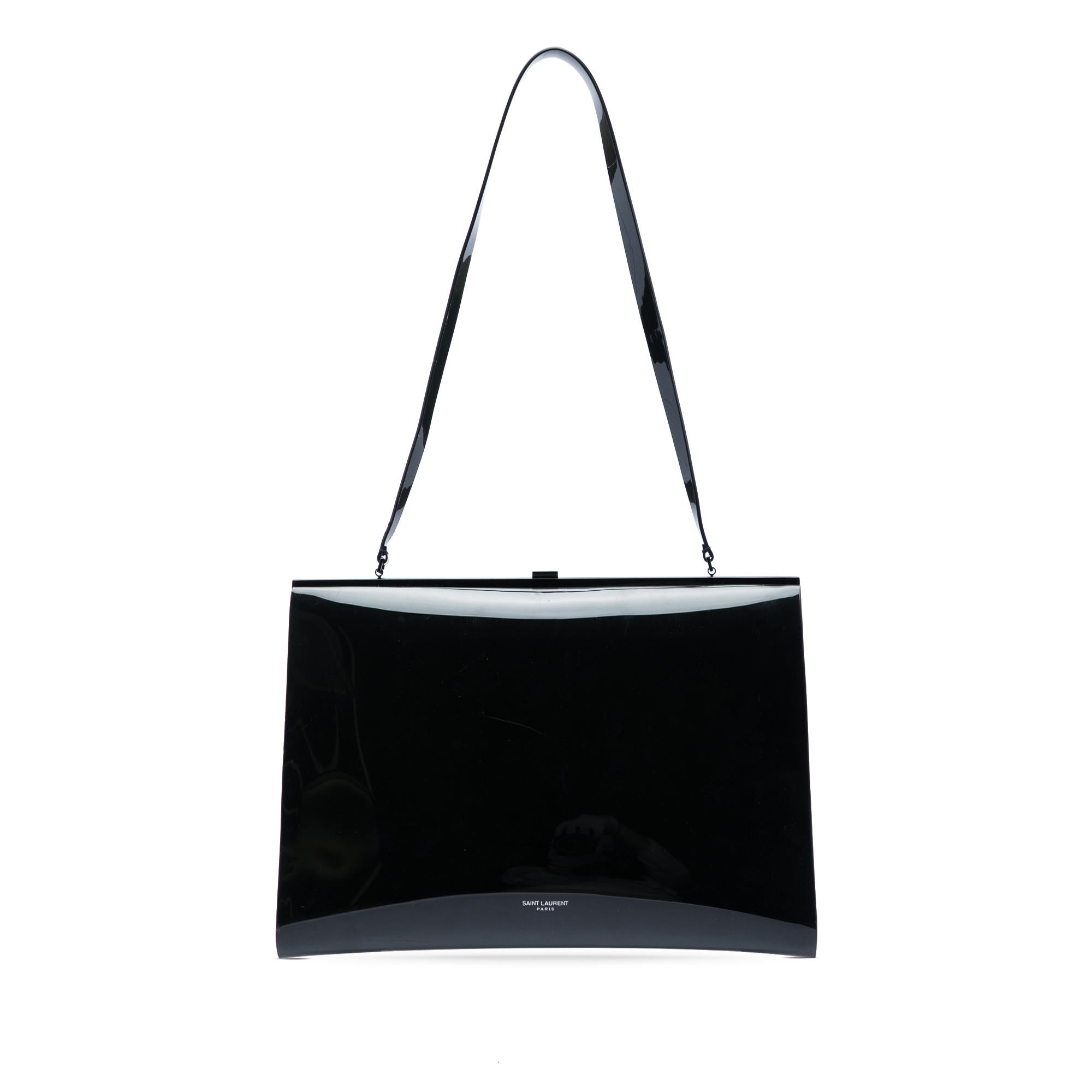 Saint Laurent Large Vinyl Le Anne Marie Shoulder Bag