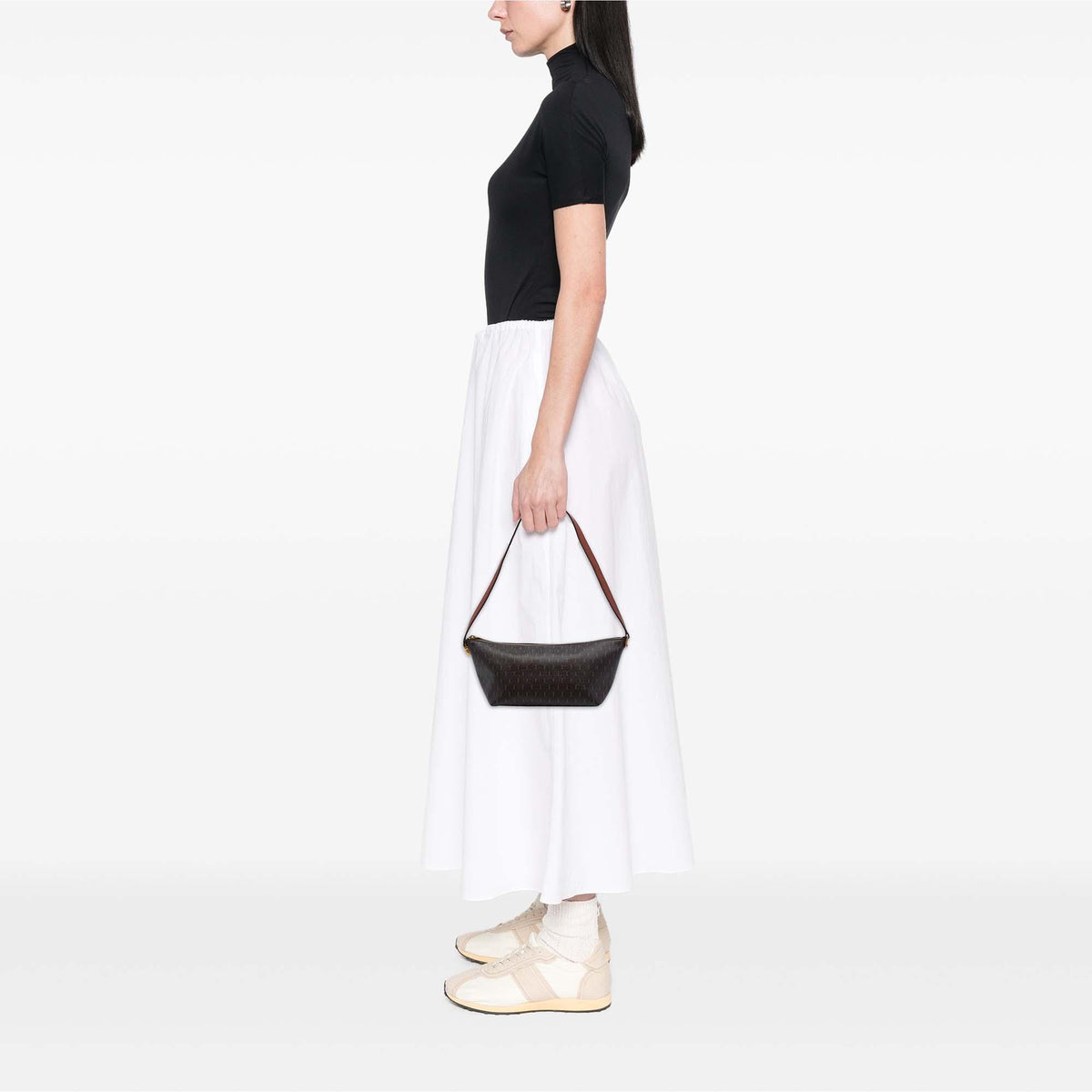 Saint Laurent Le Monogramme Coated Canvas Shoulder Bag