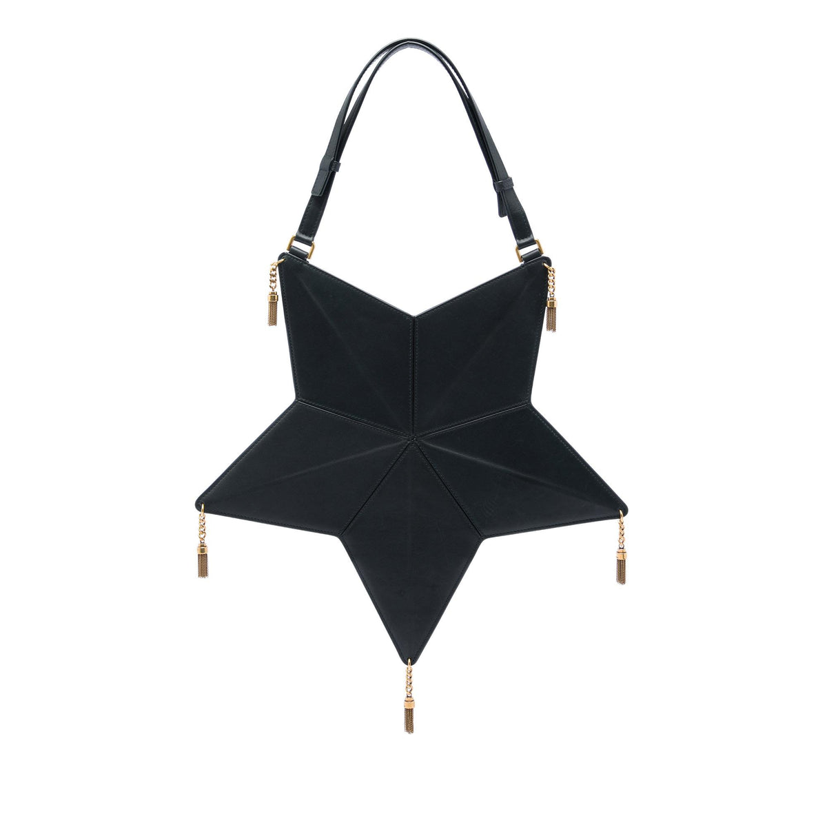 Saint Laurent Leather Astro Star Tassel Shoulder Bag
