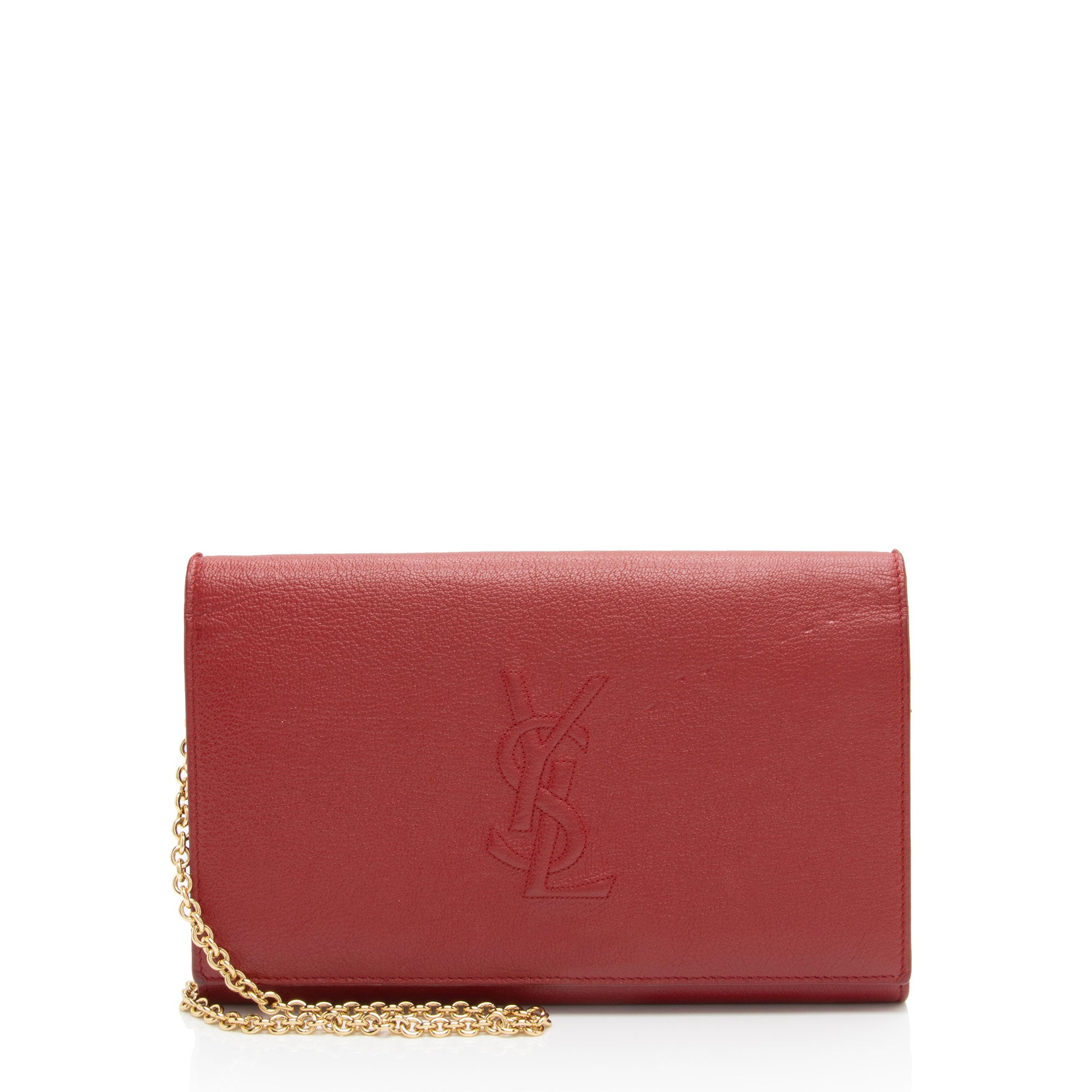 ysl monogram chain wallet