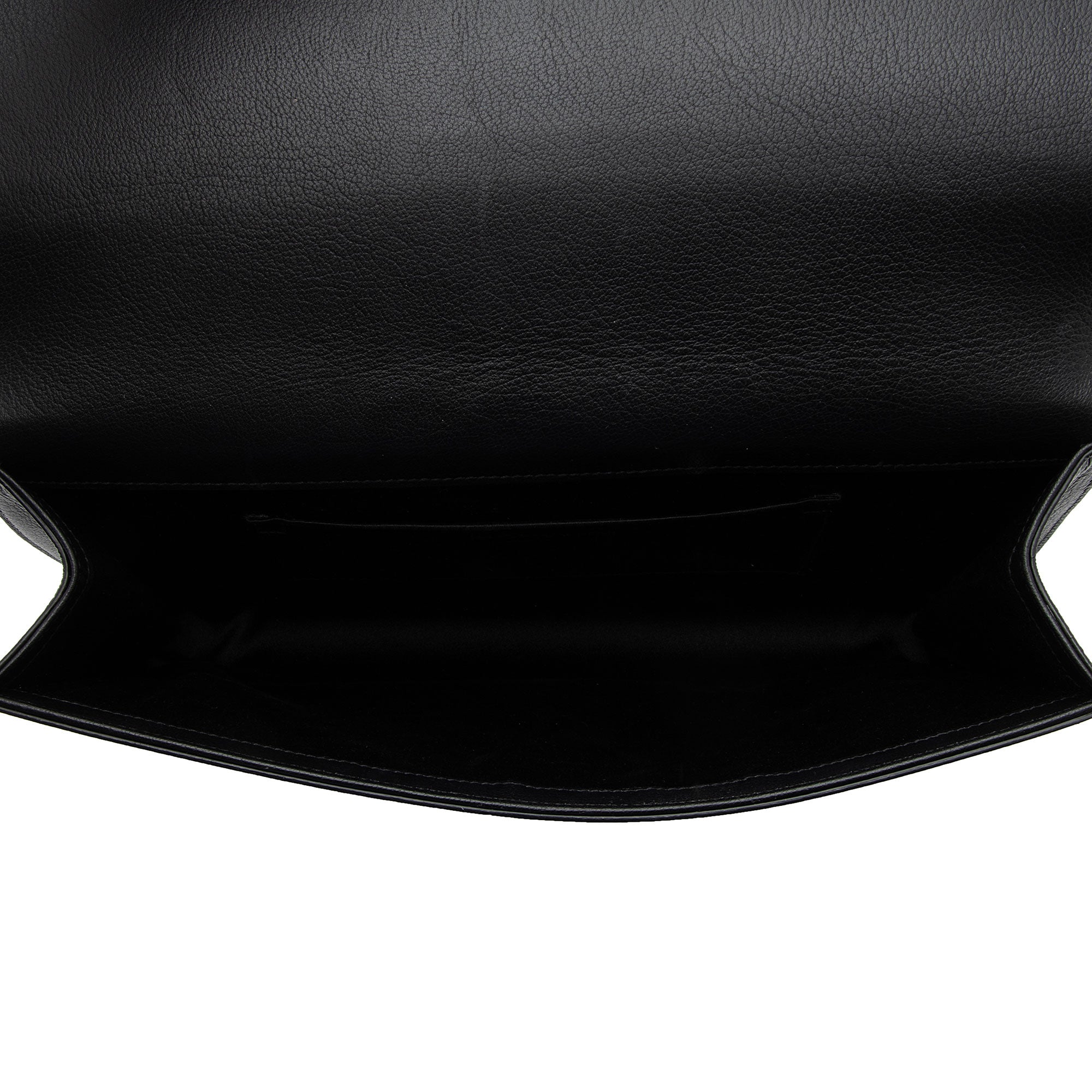 Saint Laurent Leather Belle de Jour Large Clutch (SHF-P2EMKL)