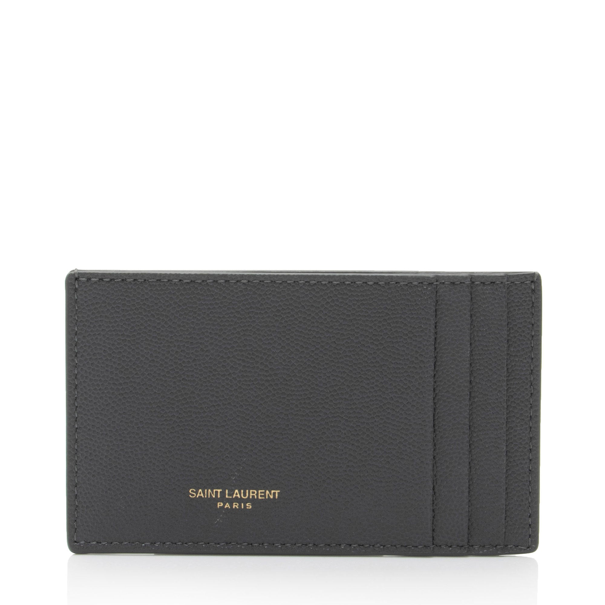Saint Laurent Leather Card Case Insert (SHF-XMS5PA)