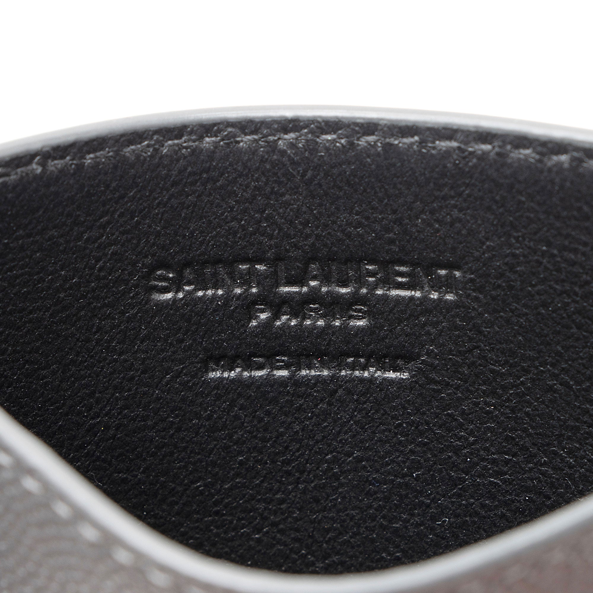 Saint Laurent Leather Card Case Insert (SHF-XMS5PA)