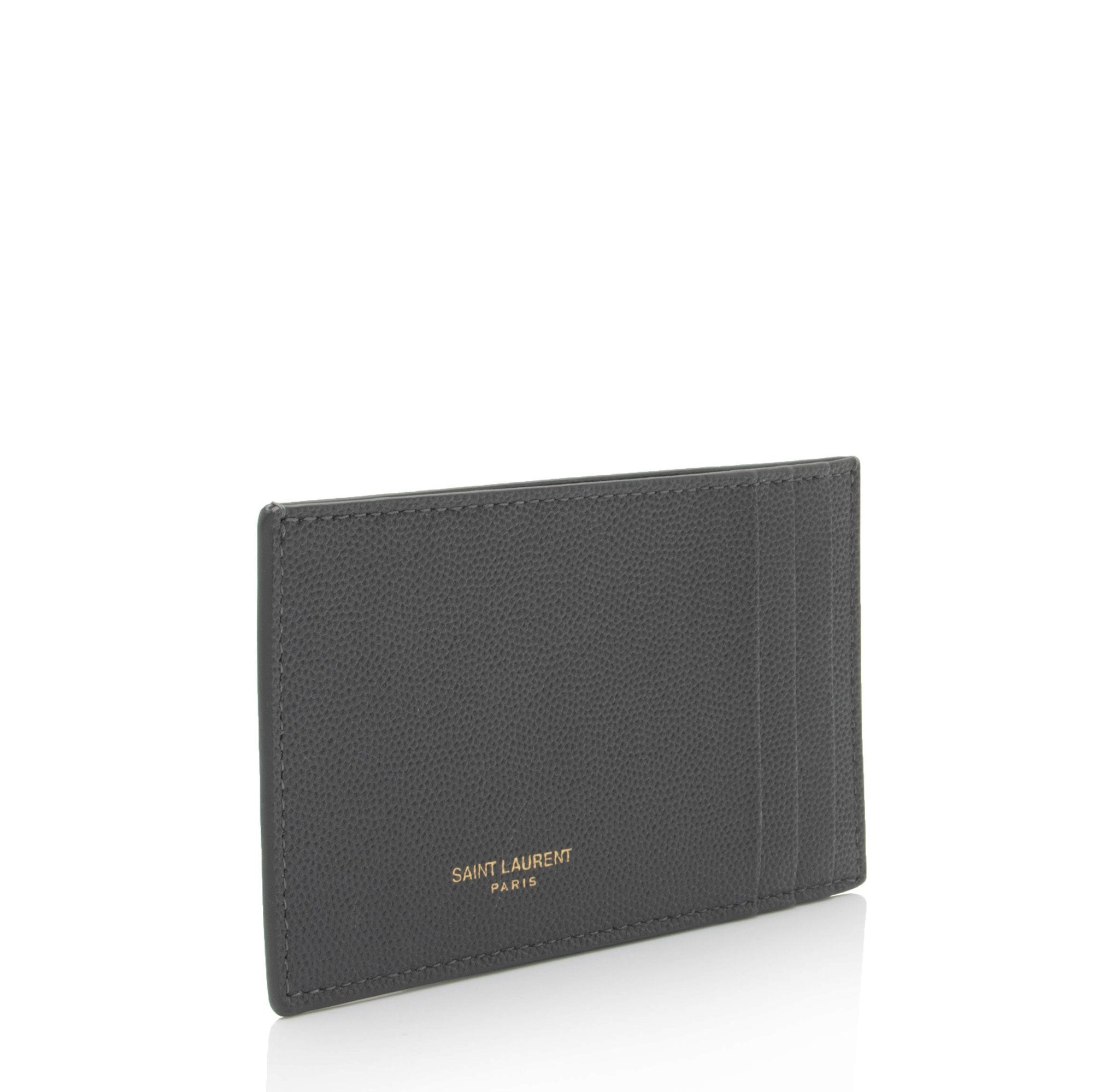 Saint Laurent Leather Card Case Insert (SHF-XMS5PA)