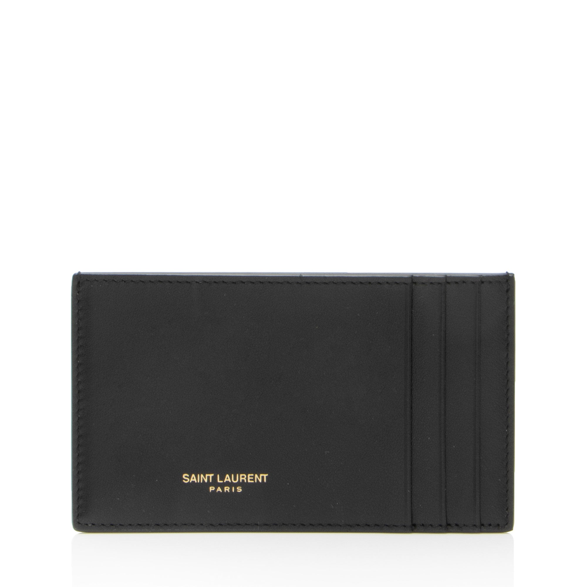Saint Laurent Leather Card Case Insert