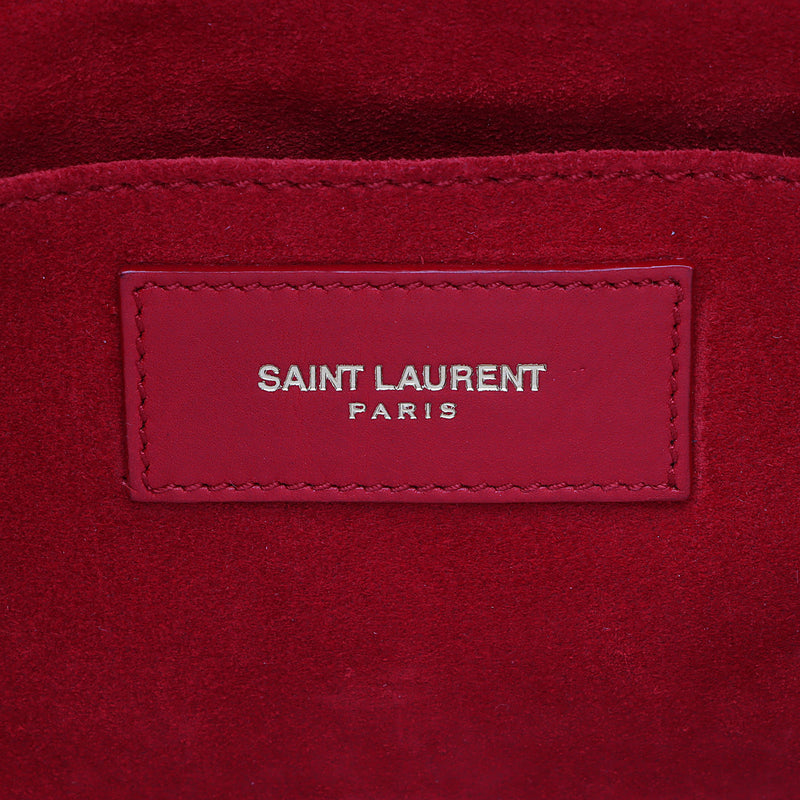 Saint Laurent Leather Chyc Clutch (SHF-iiAzO9)