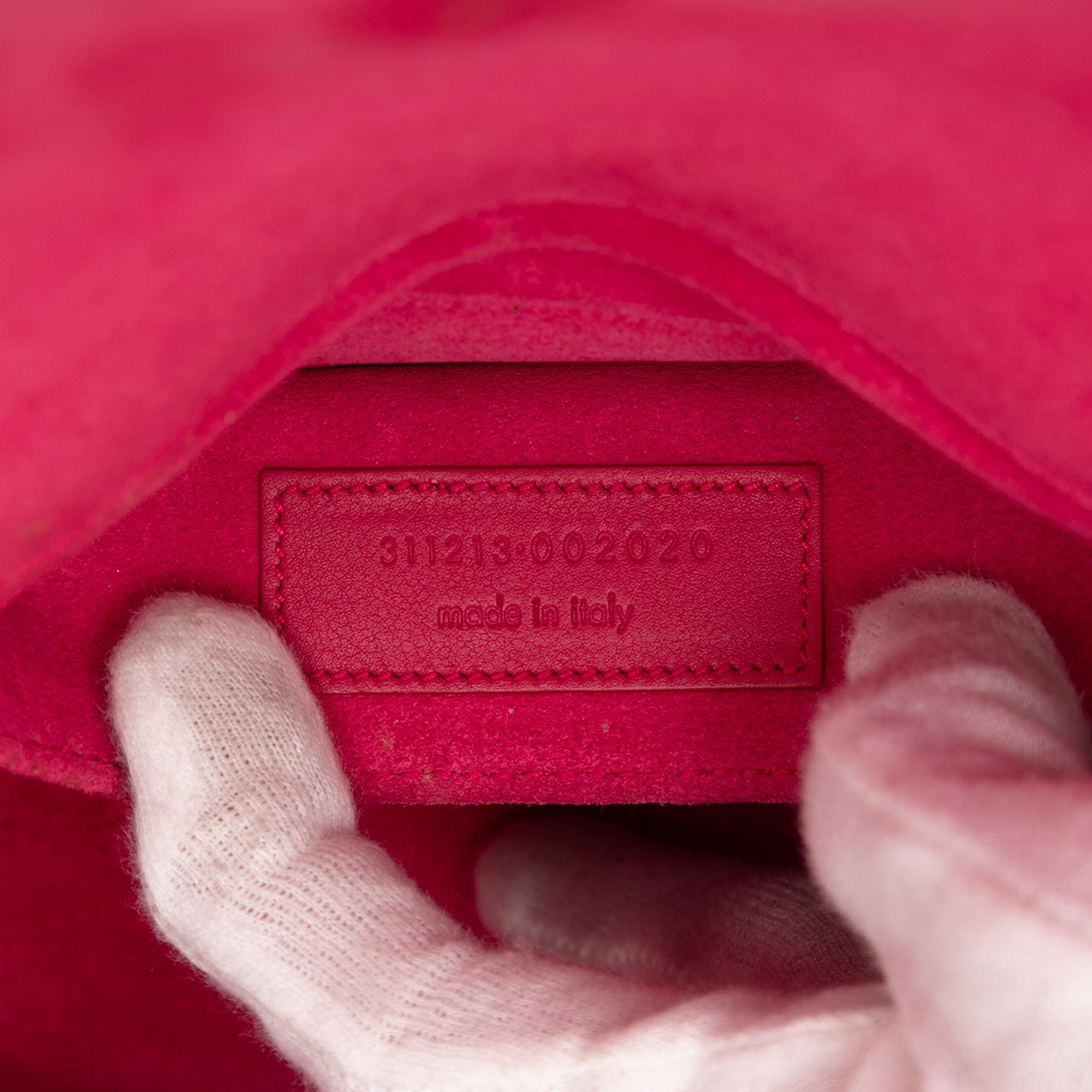 Saint Laurent Leather Chyc Ligne Clutch