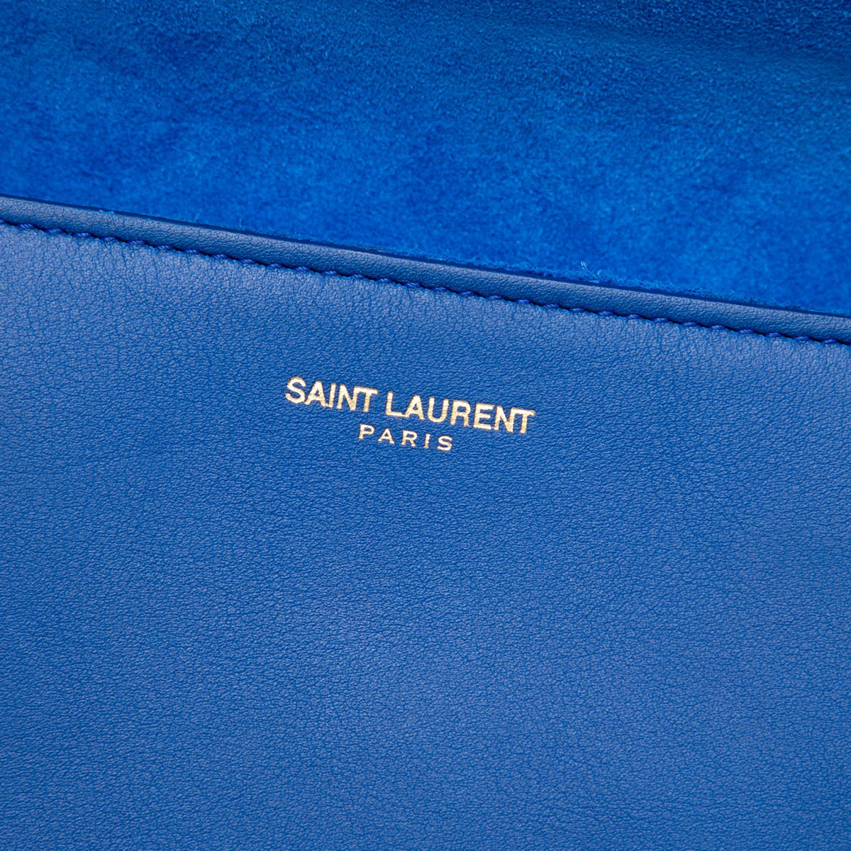 Saint Laurent Leather Chyc Ligne Clutch