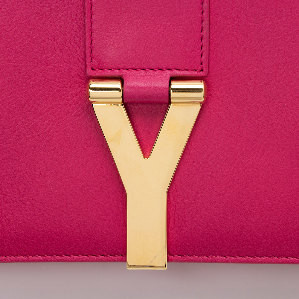 Saint Laurent Leather Chyc Wallet on Chain Bag (SHF-14214)