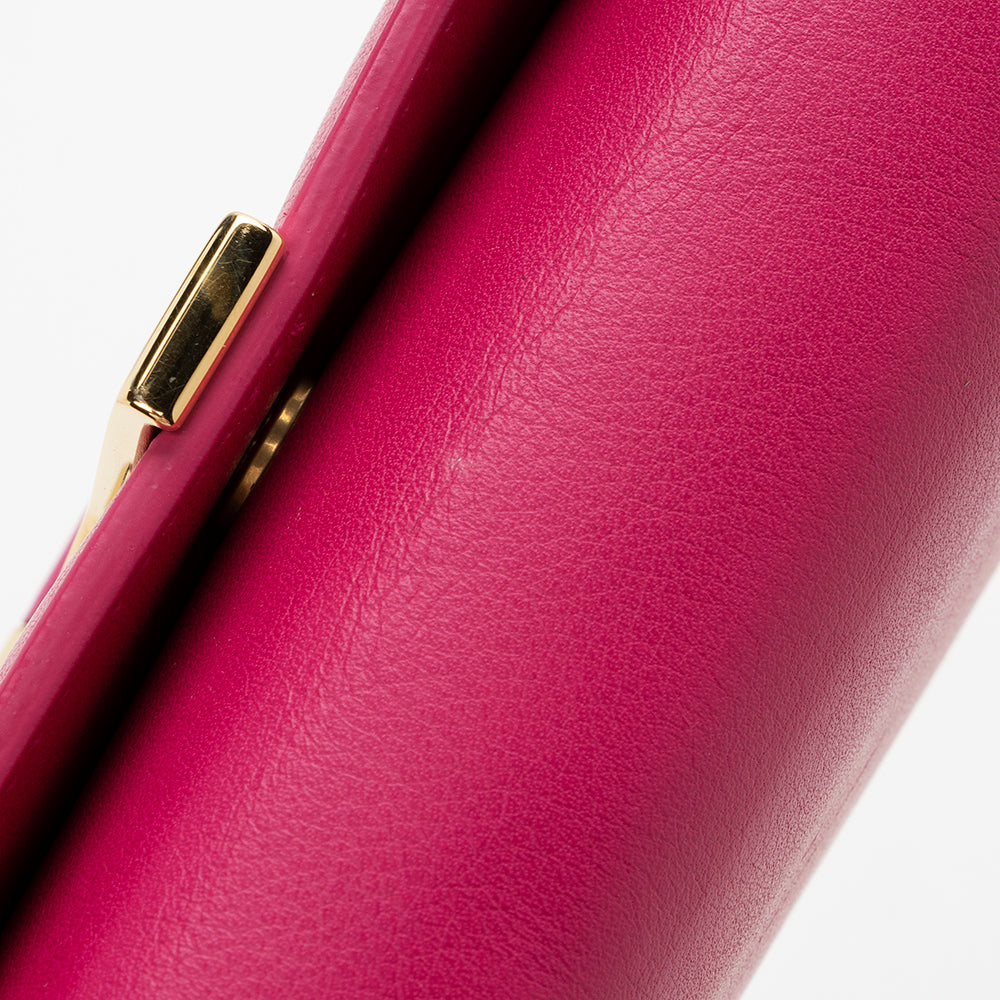 Saint Laurent Leather Chyc Wallet on Chain Bag (SHF-14214)