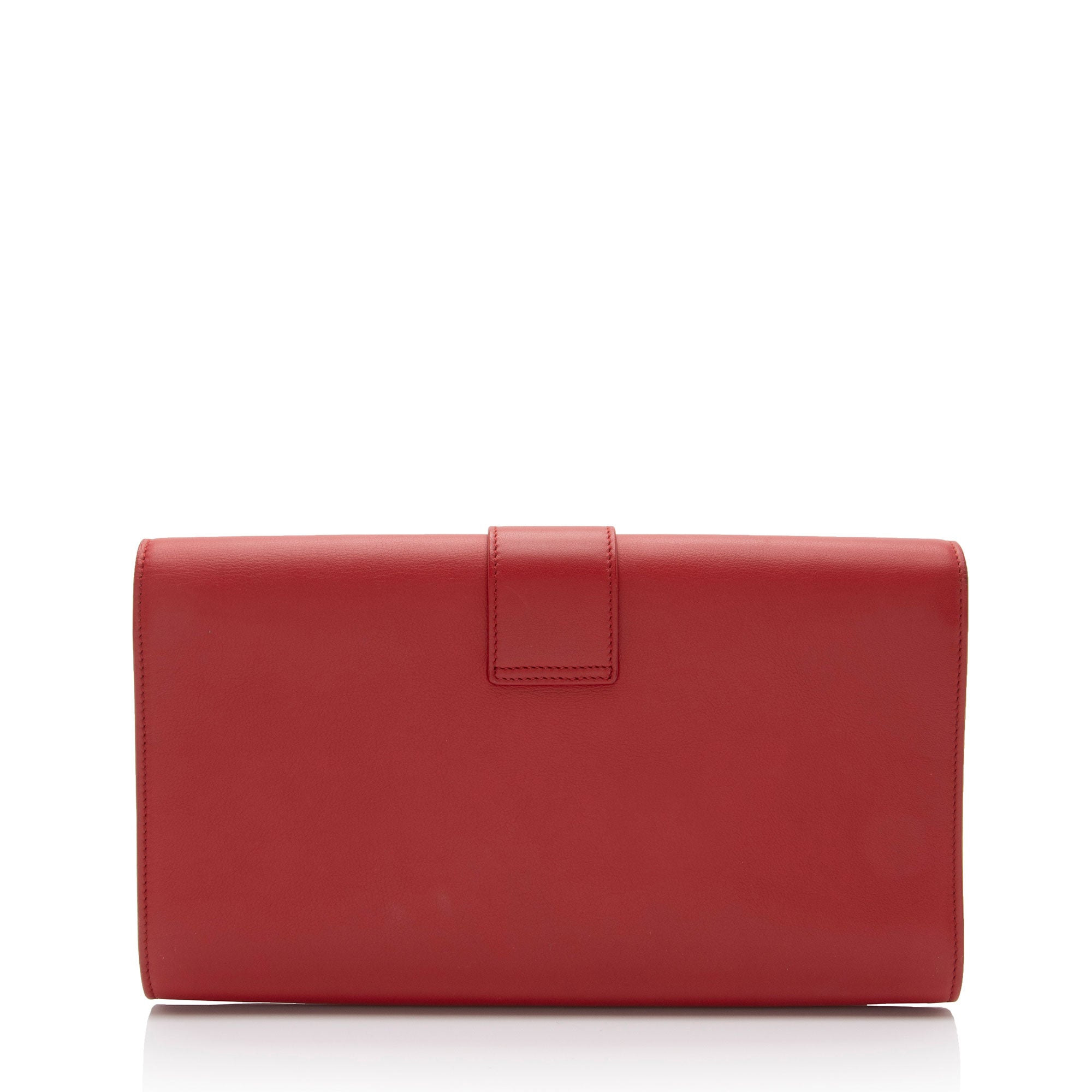 Saint Laurent Leather Classic Y Clutch