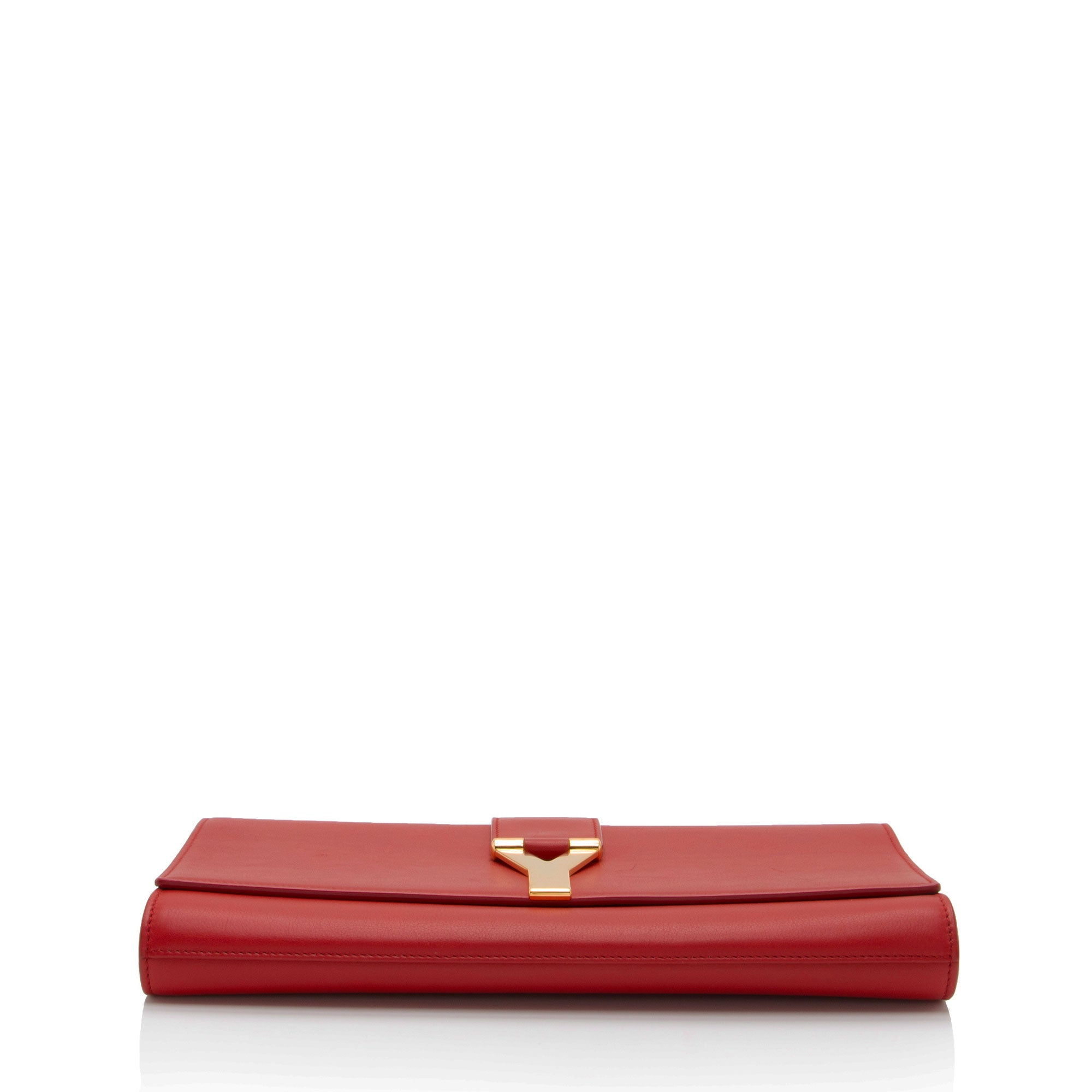 Saint Laurent Leather Classic Y Clutch