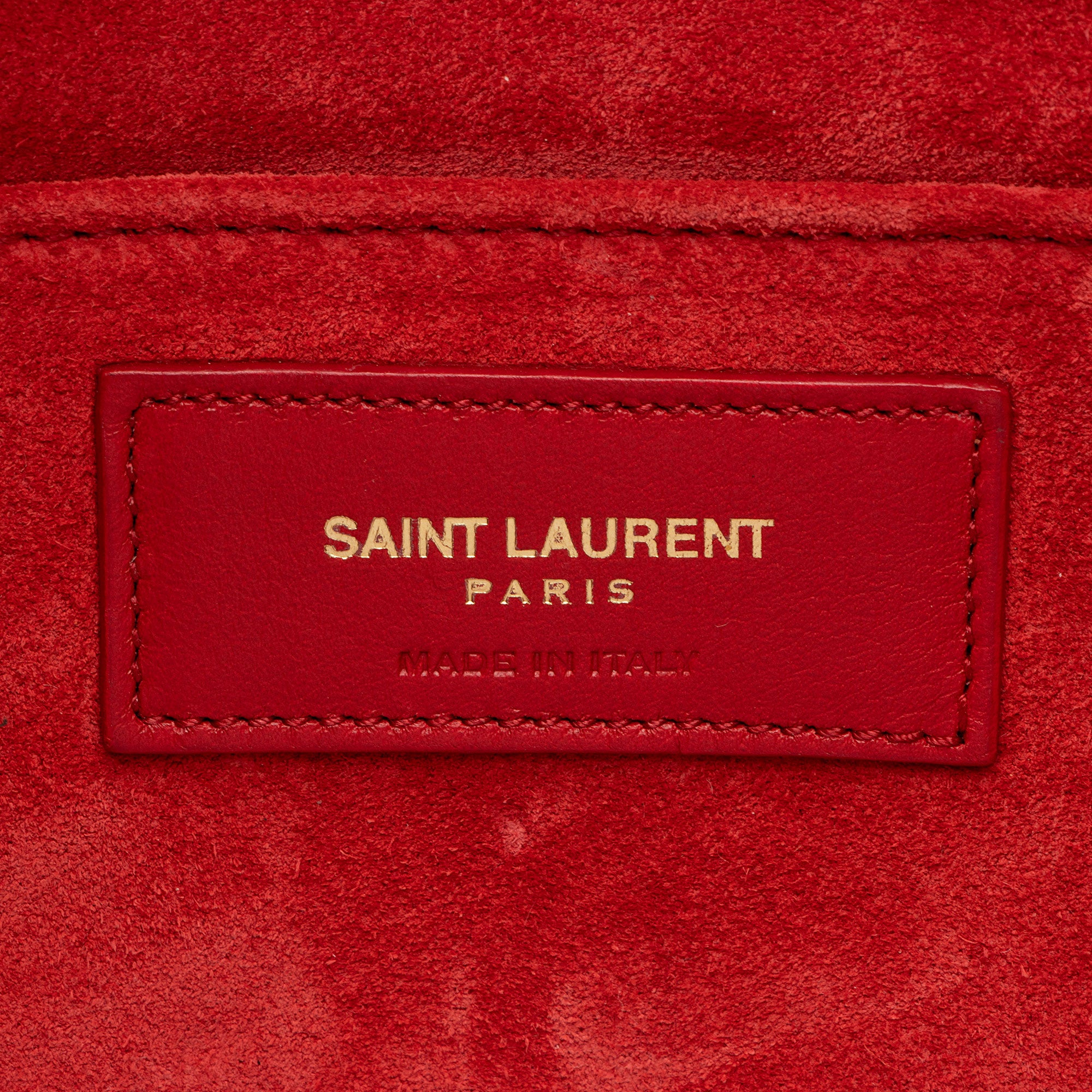 Saint Laurent Leather Classic Y Clutch