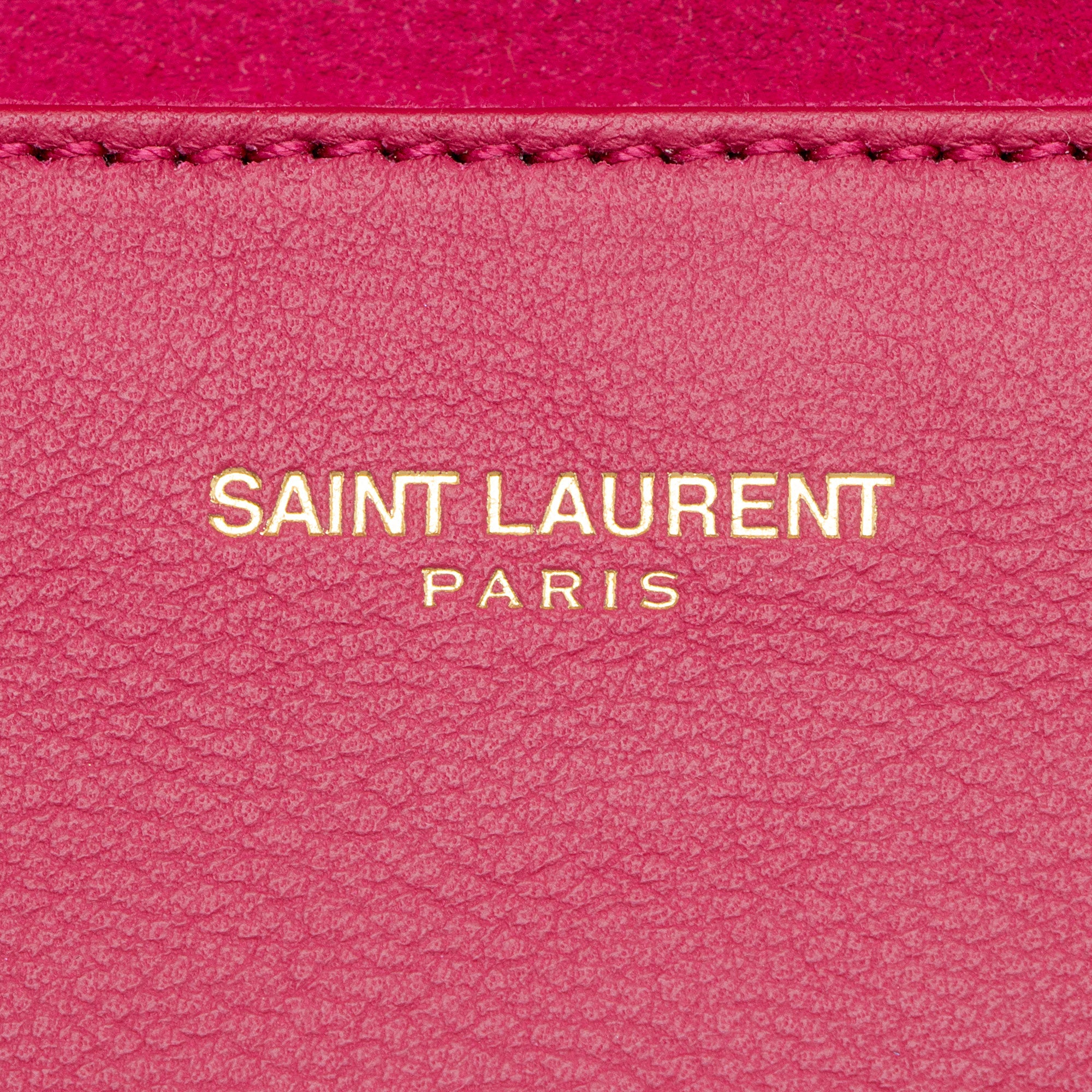 Saint Laurent Leather Classic Y Clutch
