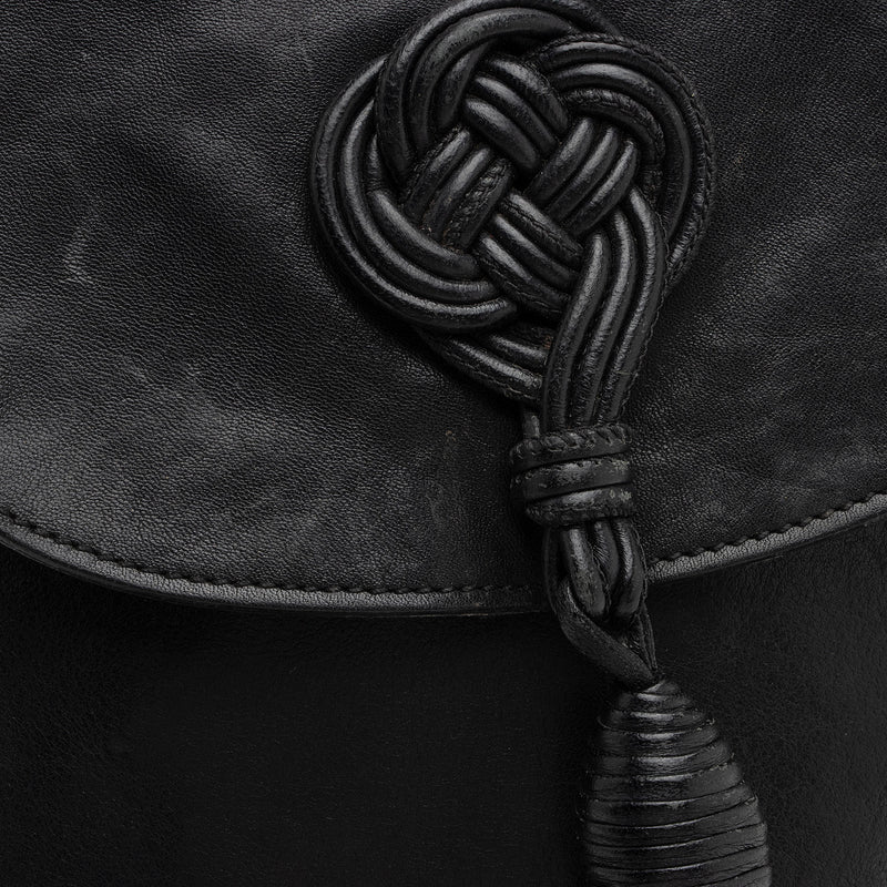 Saint Laurent Leather Fringe Anita Crossbody Bag (SHF-zM6EOQ)