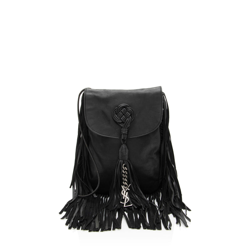 Saint Laurent, Bags, Yves Saint Laurent Ysl Fringe Monogram Purse Bag