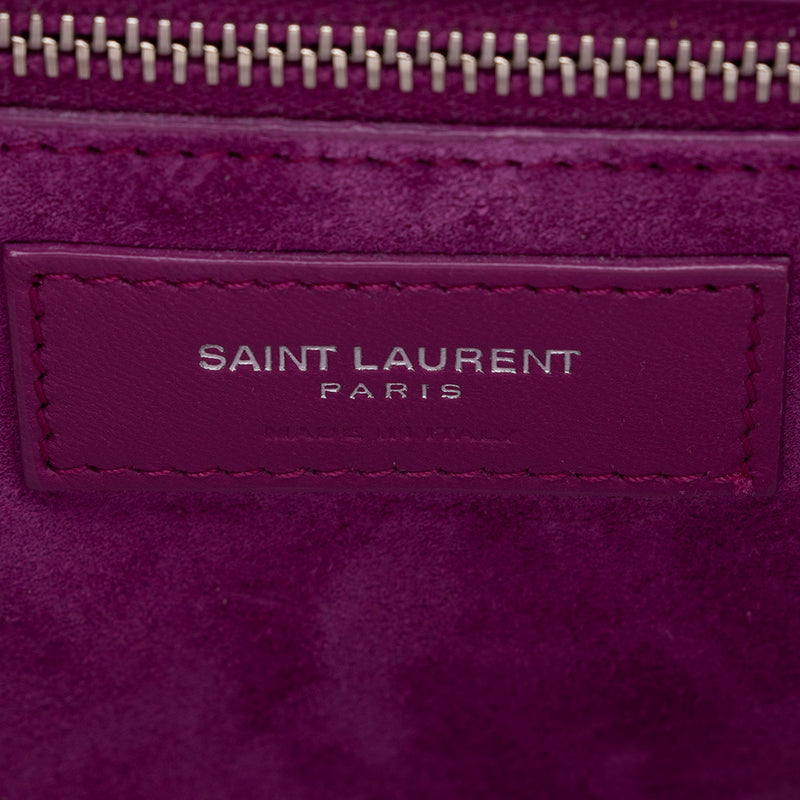 Saint Laurent Leather Le Carre Shoulder Bag (SHF-17079)
