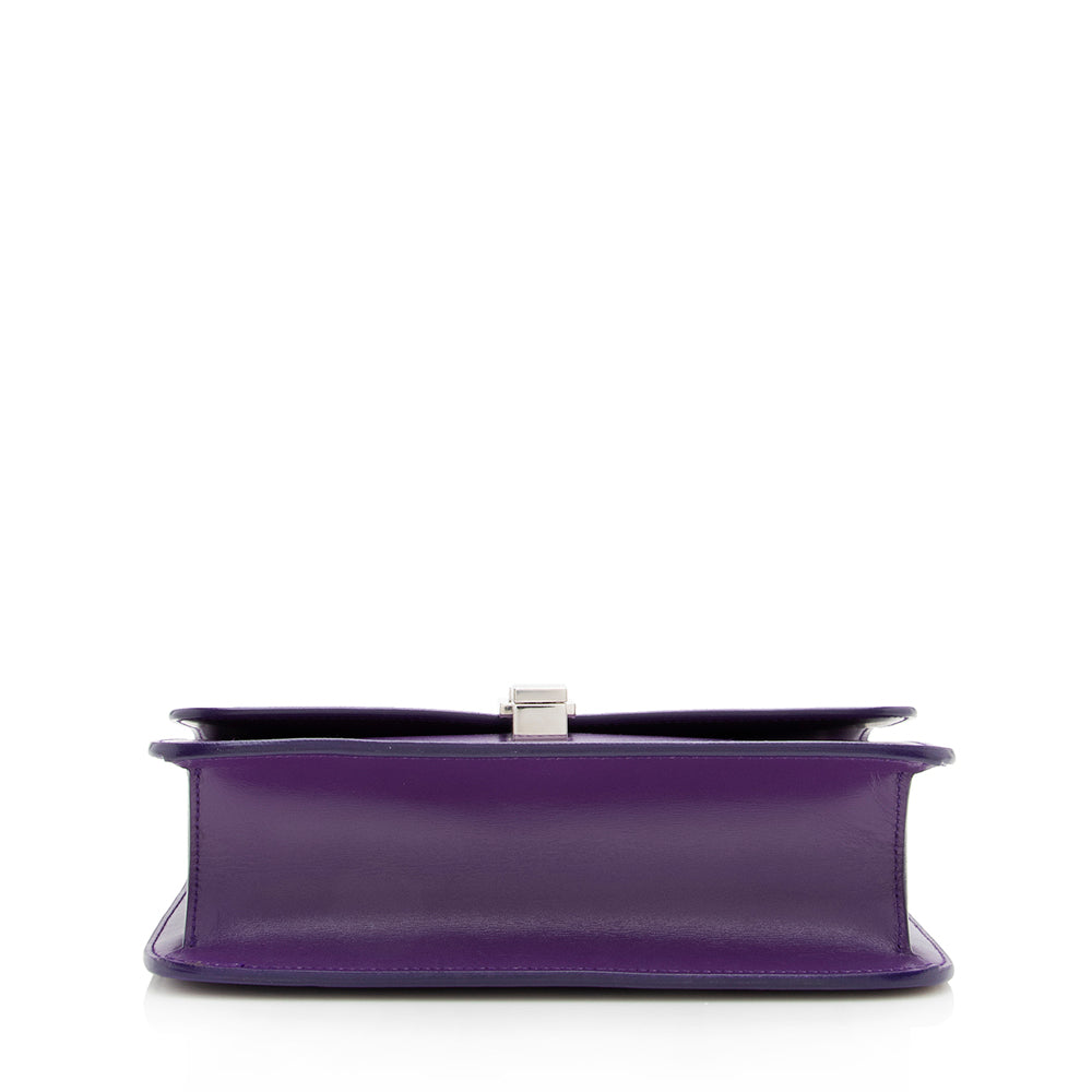 Saint Laurent Leather Le Carre Shoulder Bag (SHF-17723)