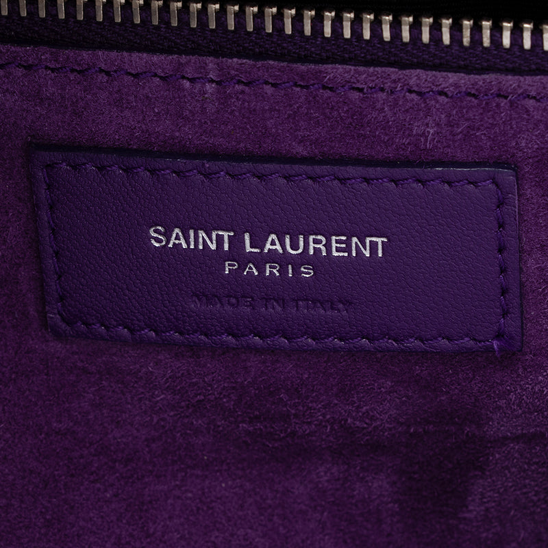 Saint Laurent Leather Le Carre Shoulder Bag (SHF-17723)