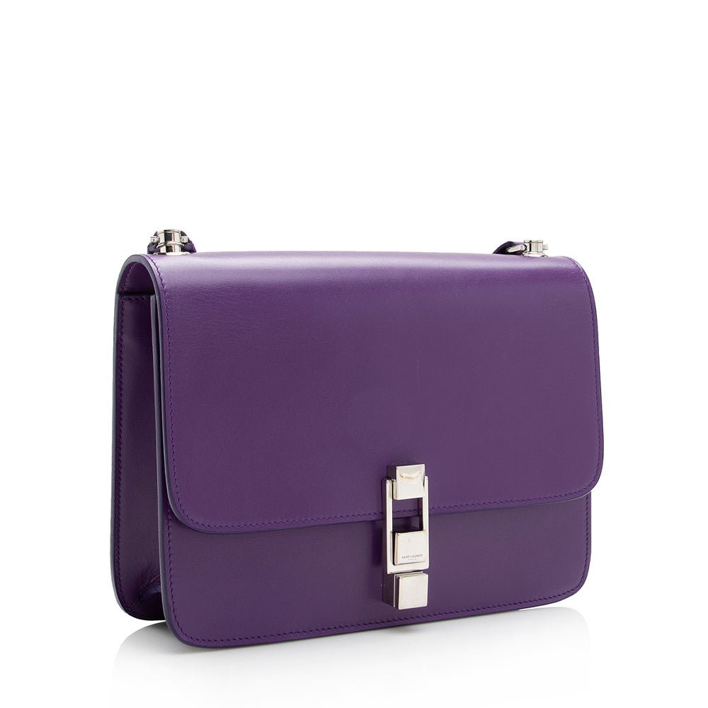 Saint Laurent Leather Le Carre Shoulder Bag (SHF-17723)