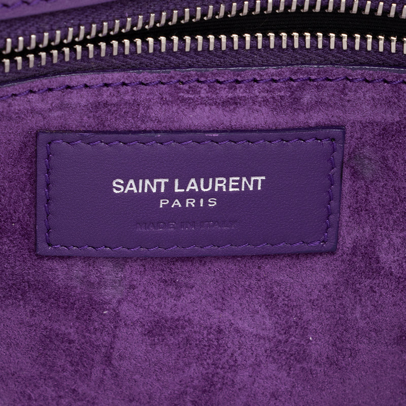 Saint Laurent Leather Le Carre Shoulder Bag (SHF-18110)