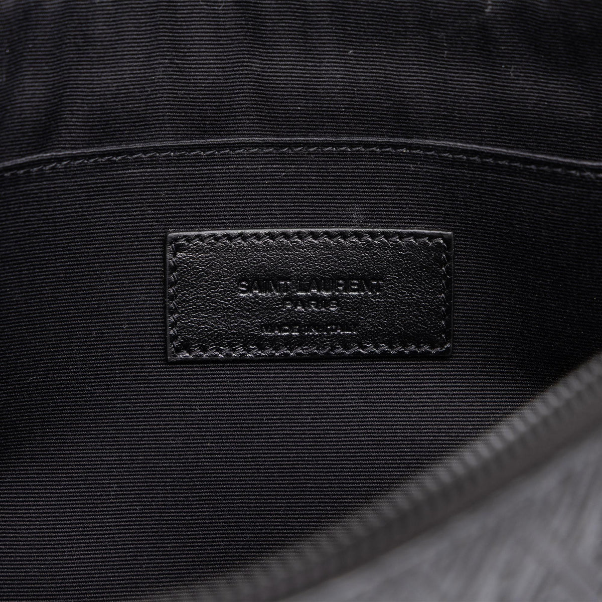 Saint Laurent Leather Monogram Allover Tablet Case