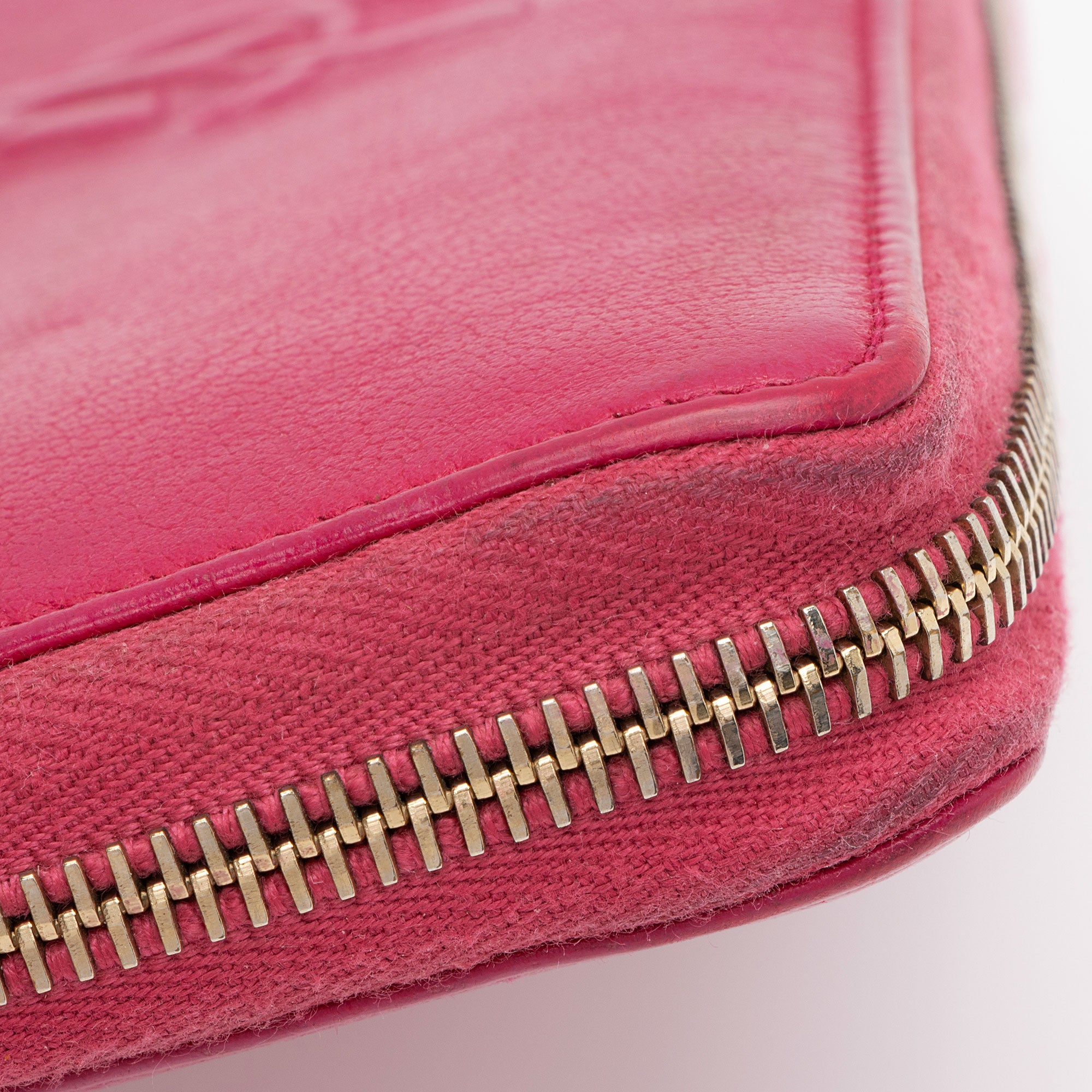 Saint Laurent Leather Monogram Belle du Jour Zip Around Wallet (SHF-agqKCo)