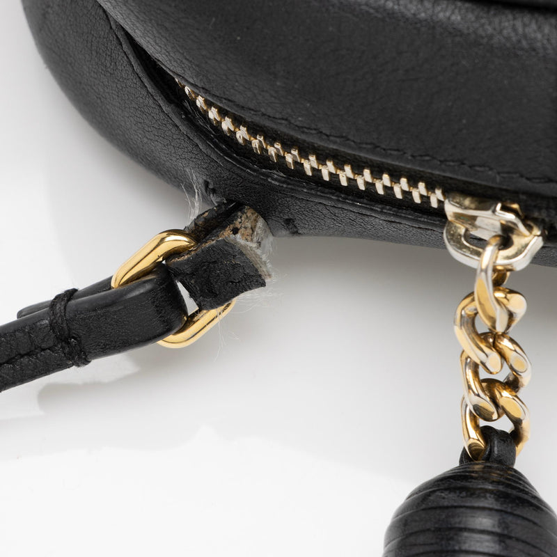 Saint Laurent Leather Monogram Blogger Bag (SHF-0bGOag) – LuxeDH