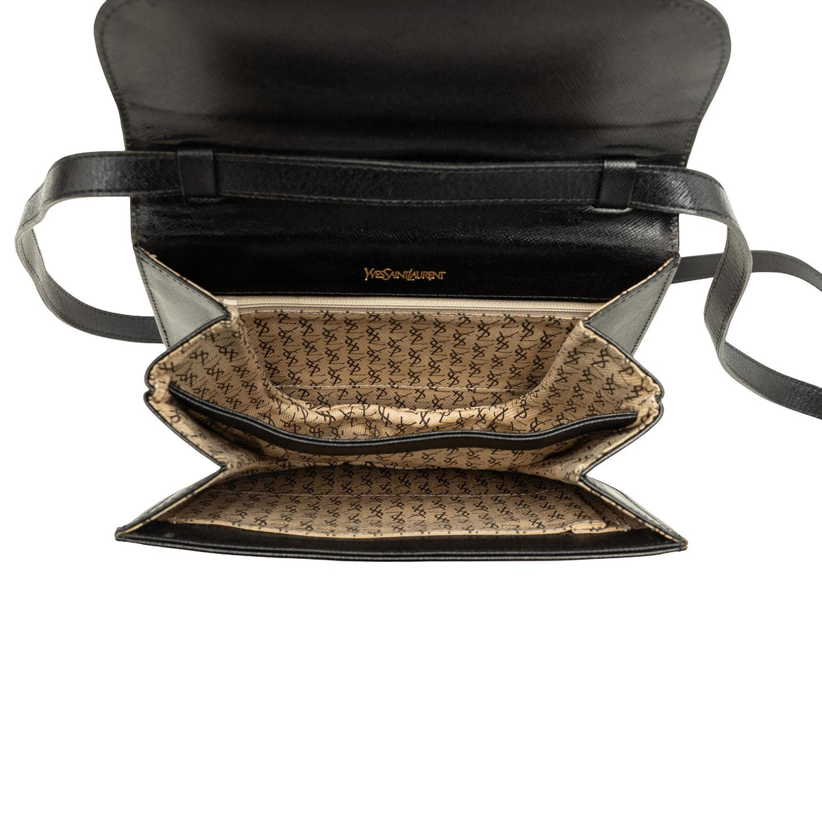 Saint Laurent Leather Monogram Crossbody