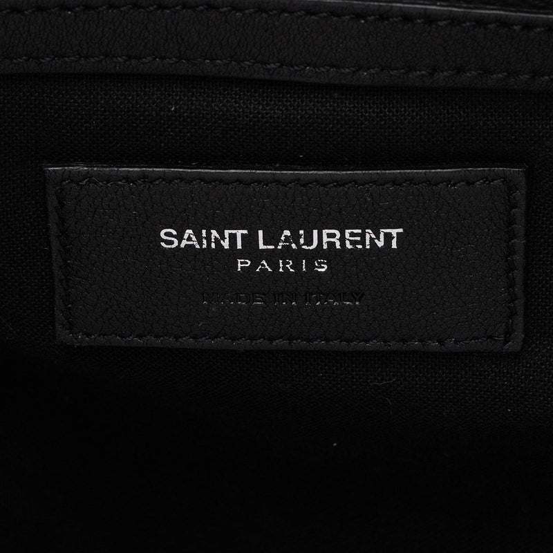 Saint Laurent Leather Prairie Floral Festival Backpack (SHF-VN9m0q)