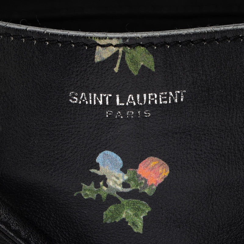 Saint Laurent Leather Prairie Floral Festival Backpack (SHF-VN9m0q)