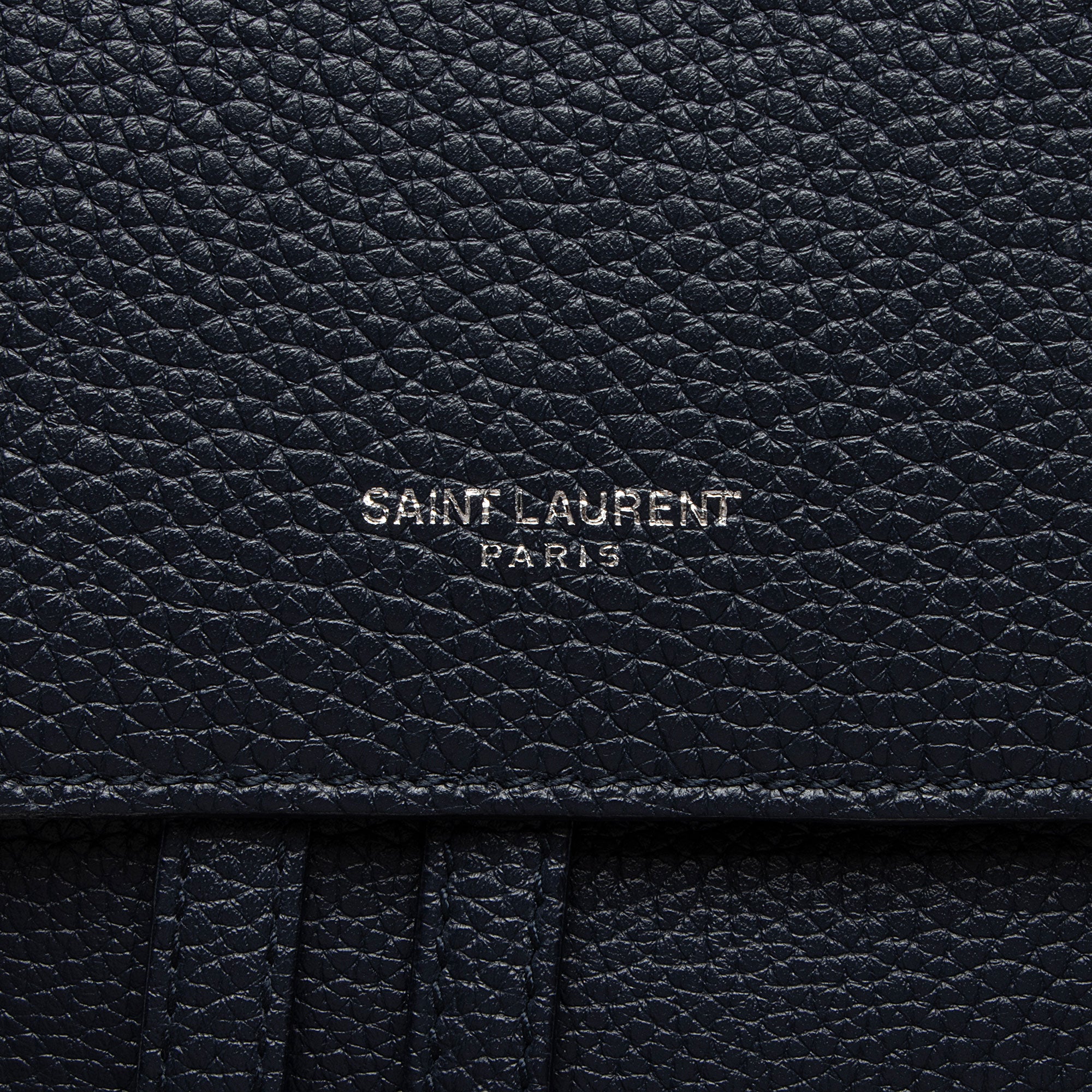 Saint Laurent Leather Sac De Jour Backpack (SHF-JKUsVn)