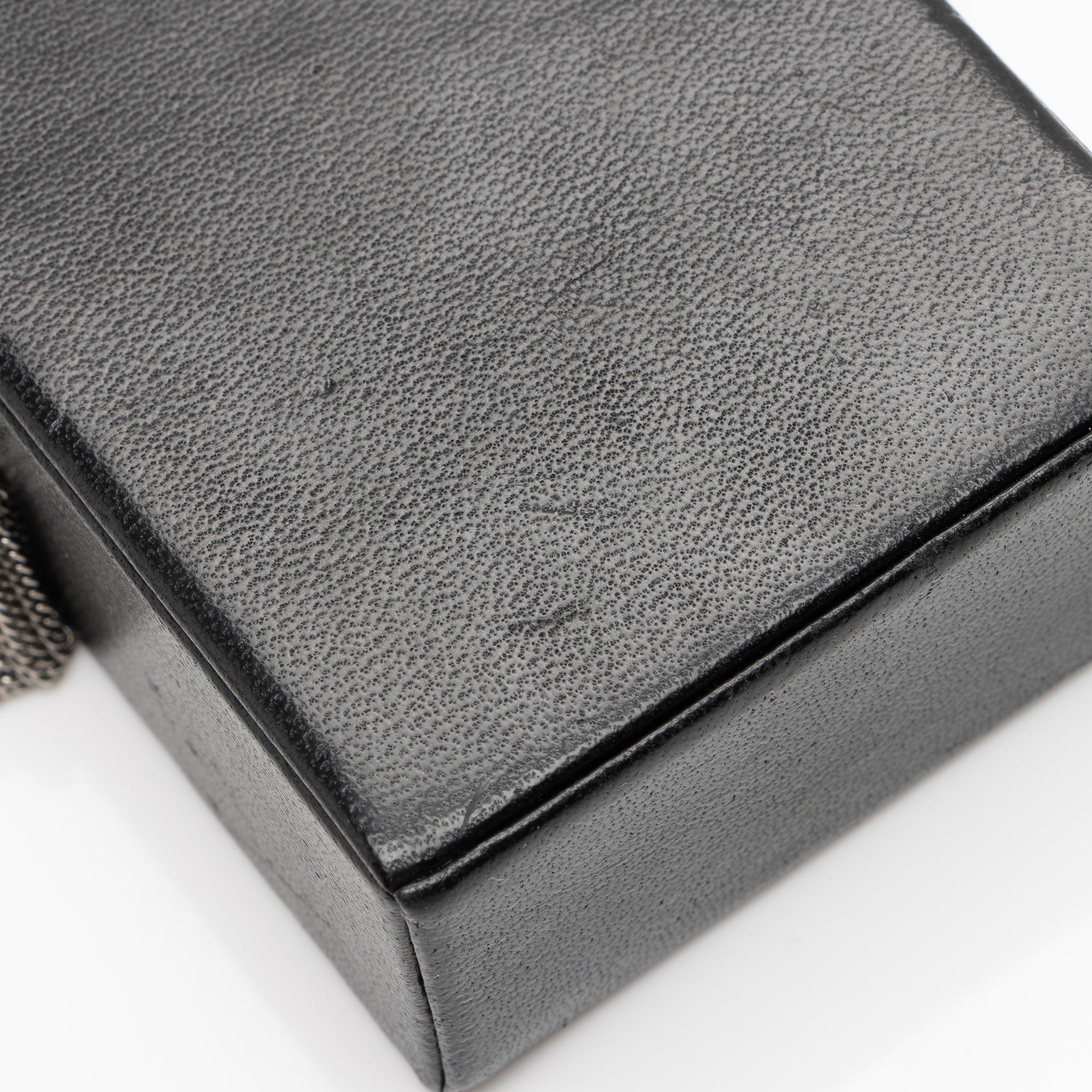 Saint Laurent Leather Smoking Box Crossbody Bag (SHF-CnxfOo)