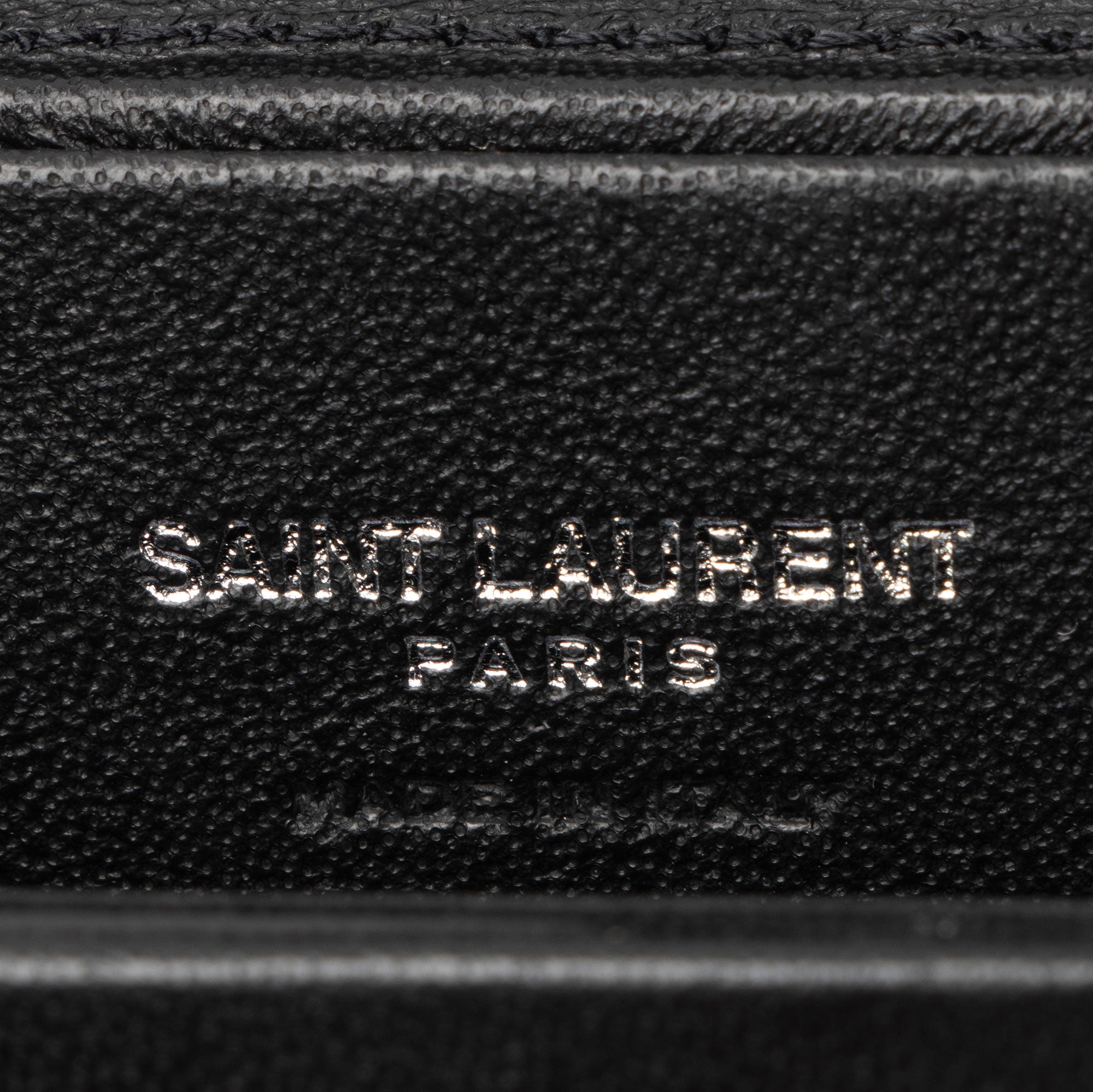 Saint Laurent Leather Smoking Box Crossbody Bag (SHF-CnxfOo)