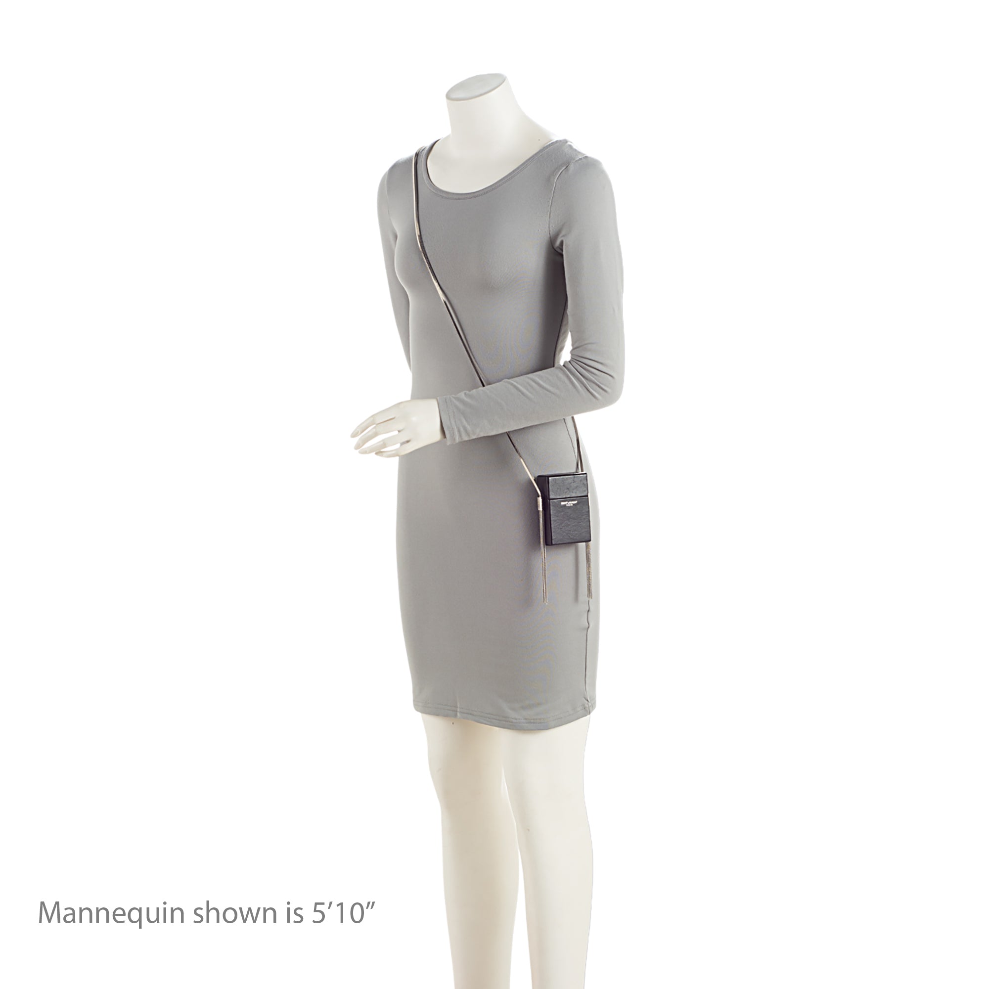 Saint Laurent Leather Smoking Box Crossbody Bag (SHF-CnxfOo)