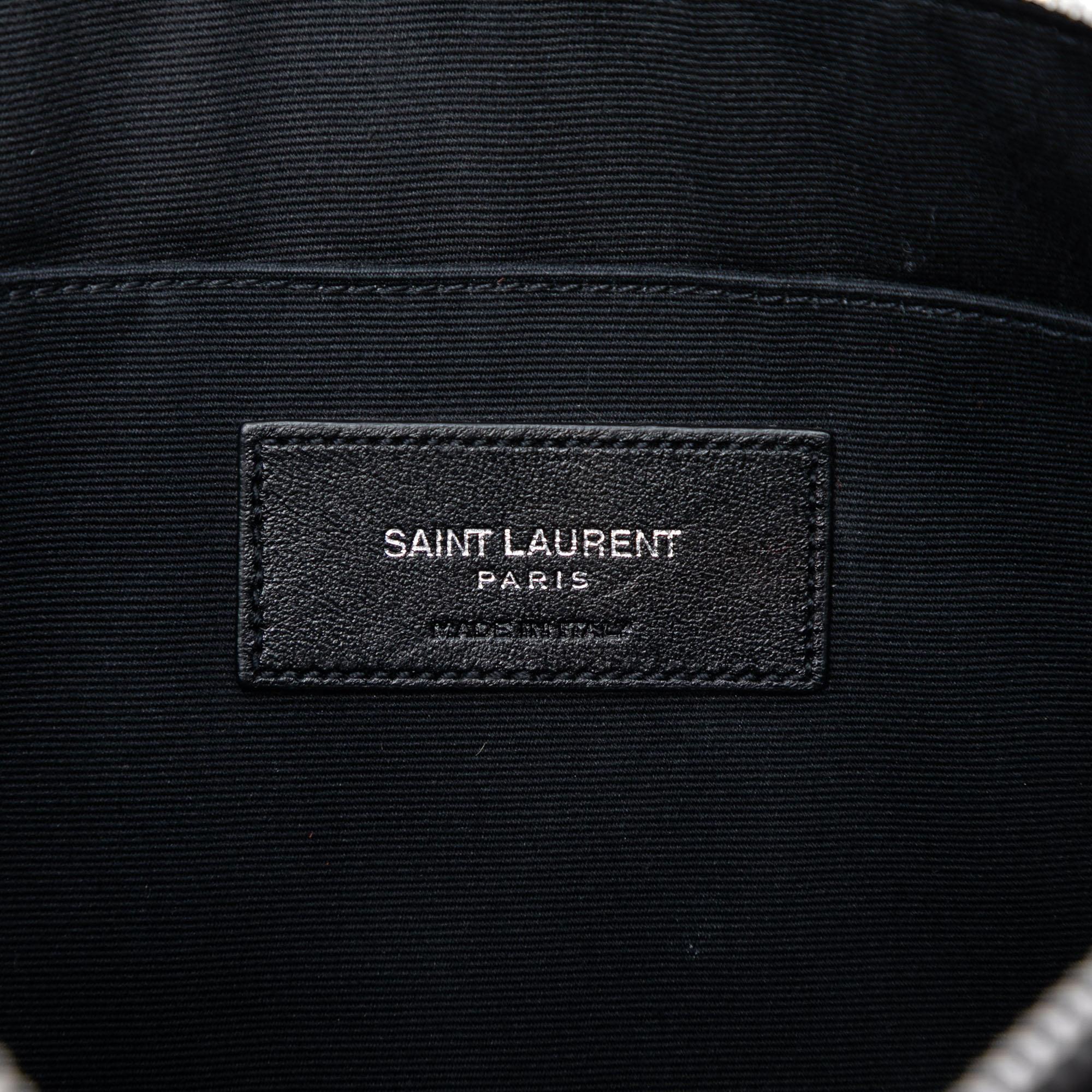 Saint Laurent Leather Star Rider Tablet Pouch