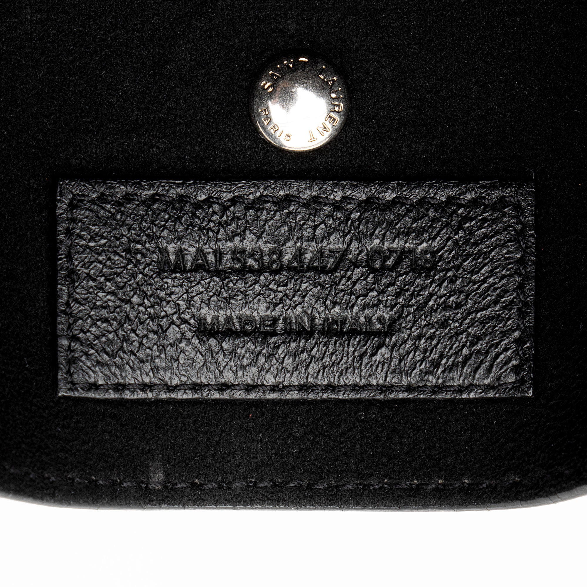 Saint Laurent Leather Teddy Bucket Bag