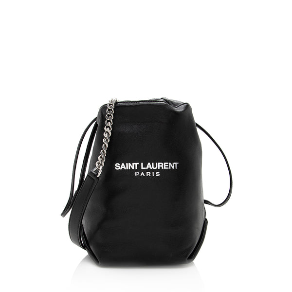 Saint Laurent Soft Calfskin Logo Classic Zipped Crossbody Belt Bag (SH –  LuxeDH