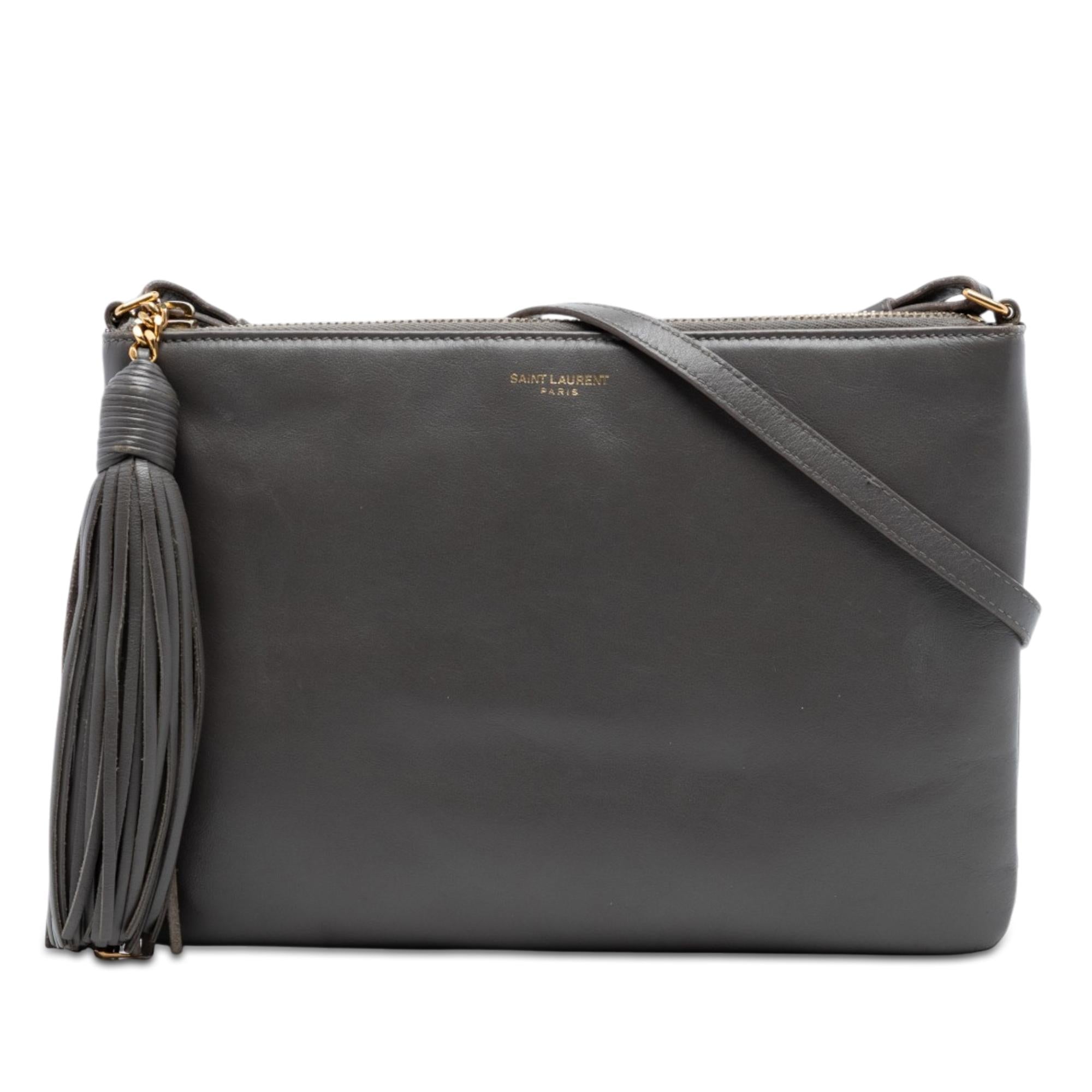 Saint Laurent Leather Teen Monogram Crossbody