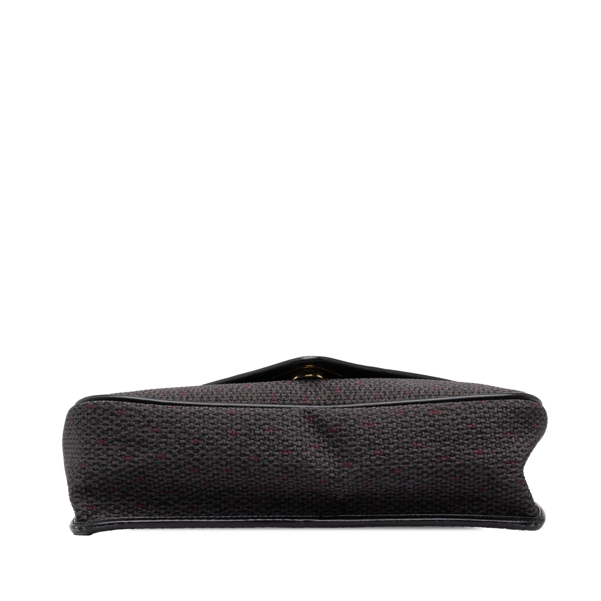Saint Laurent Leather Trimmed Coated Canvas Crossbody