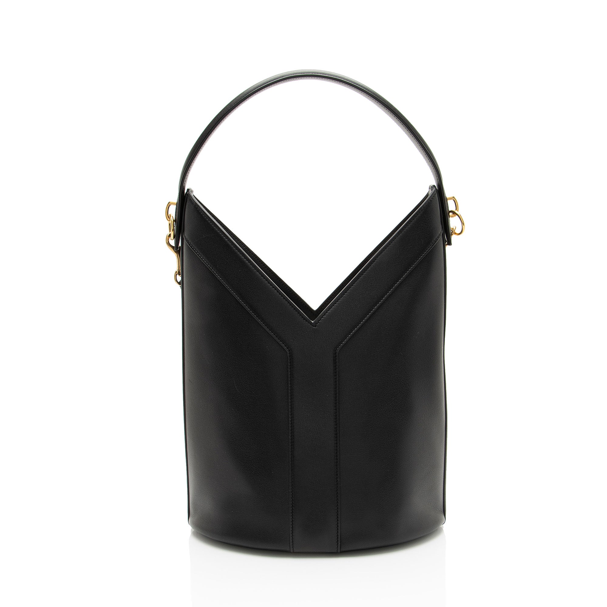 Saint Laurent Leather Y Bucket Bag