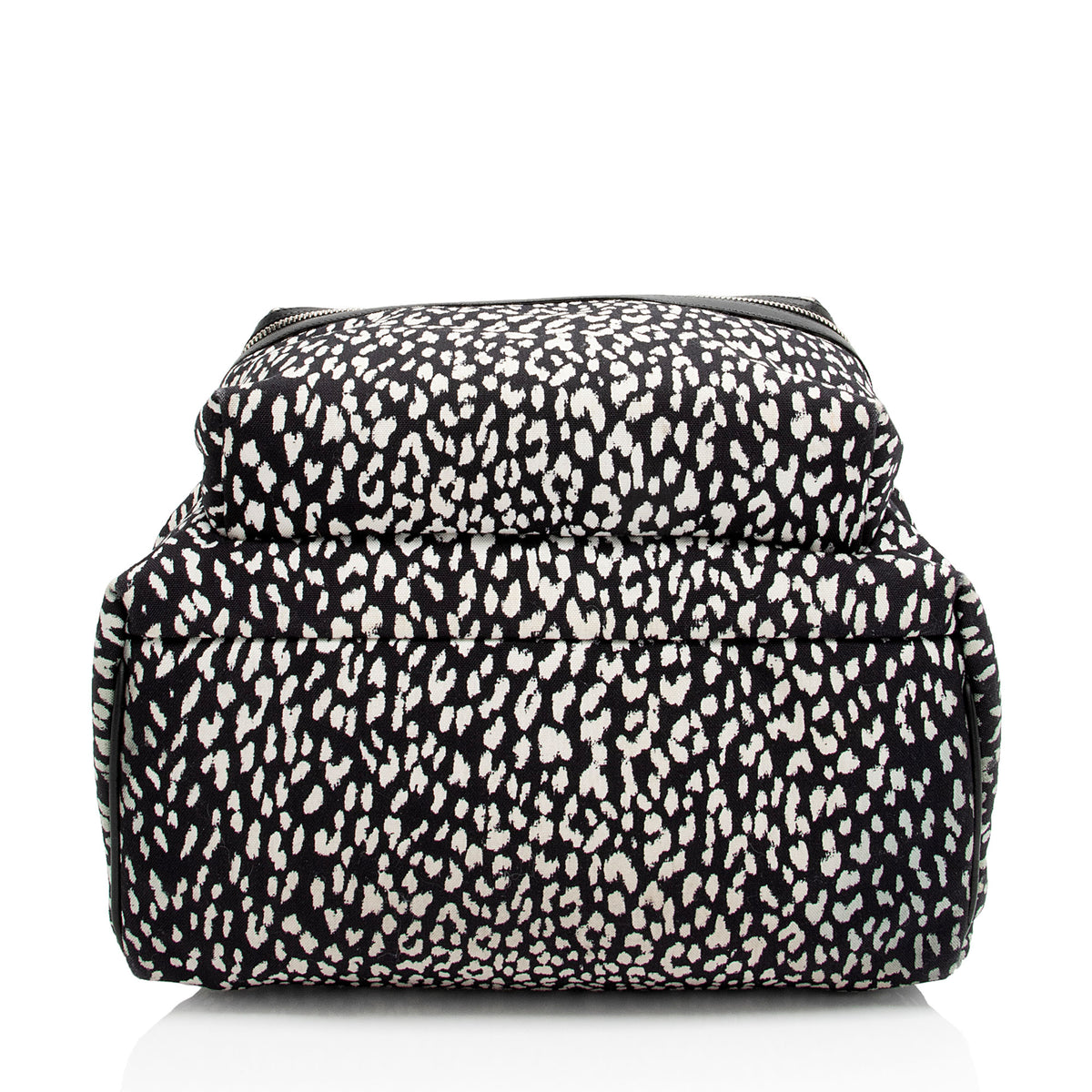 Saint Laurent Leopard Print Canvas City Backpack (SHF-lc0KDV) display picture 3